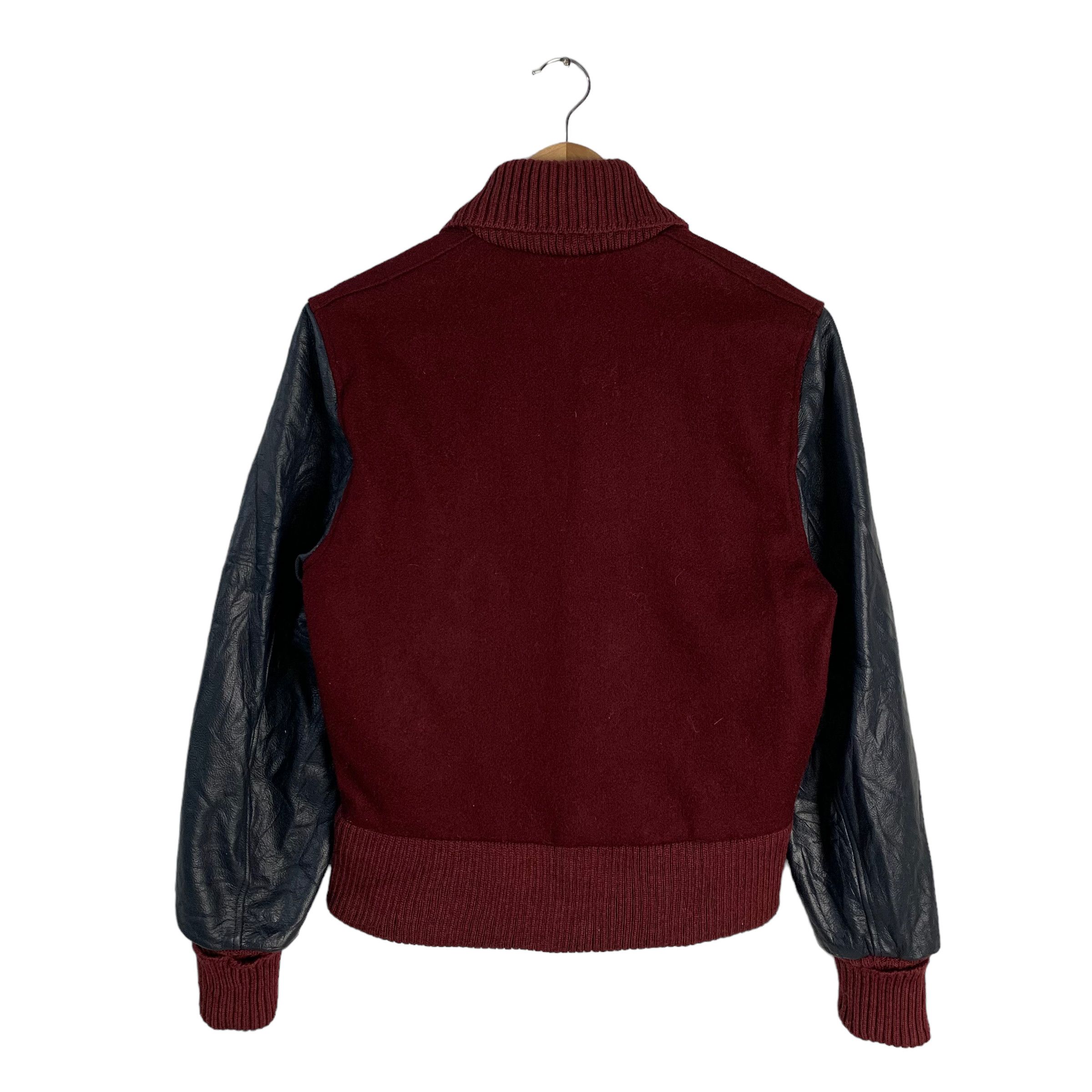 Skookum Vintage 60’s Skookum Letterman Leather Wool Varsity Jacket Size XS / US 0-2 / IT 36-38 - 2 Thumbnail