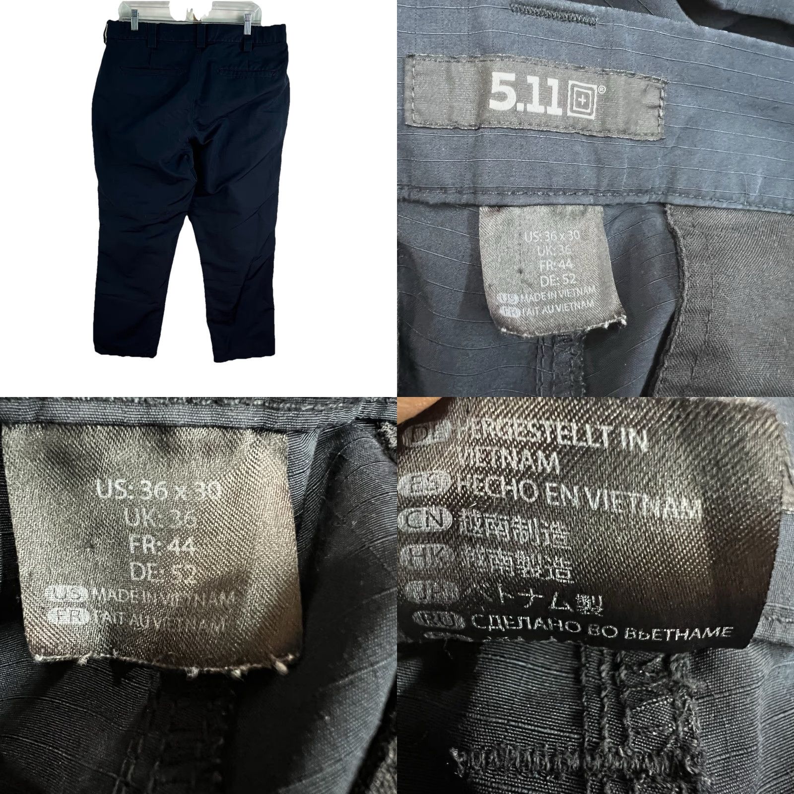 Vintage VINTAGE? No. 5.11 Tactical Ripstop Practical Pants Men Size 36X30 Black Cargo Pants Adult Regular 36 Black 5.11 Tactical Mens Pants 2000s/USA Size US 36 / EU 52 - 8 Thumbnail