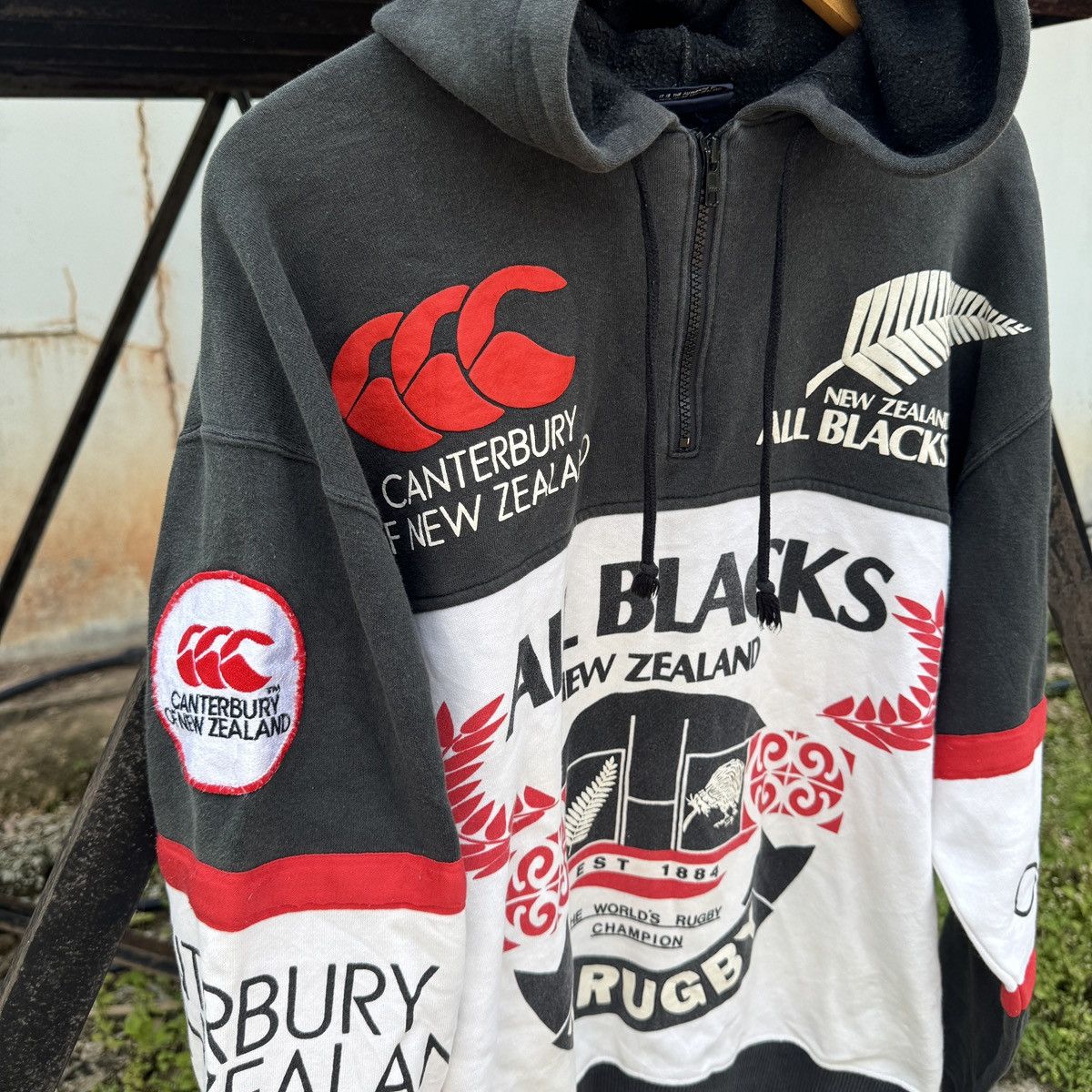 Canterbury of New Zealand Vintage 1987 Rugby Canterbury All Black New Zealand Size US L / EU 52-54 / 3 - 5 Thumbnail