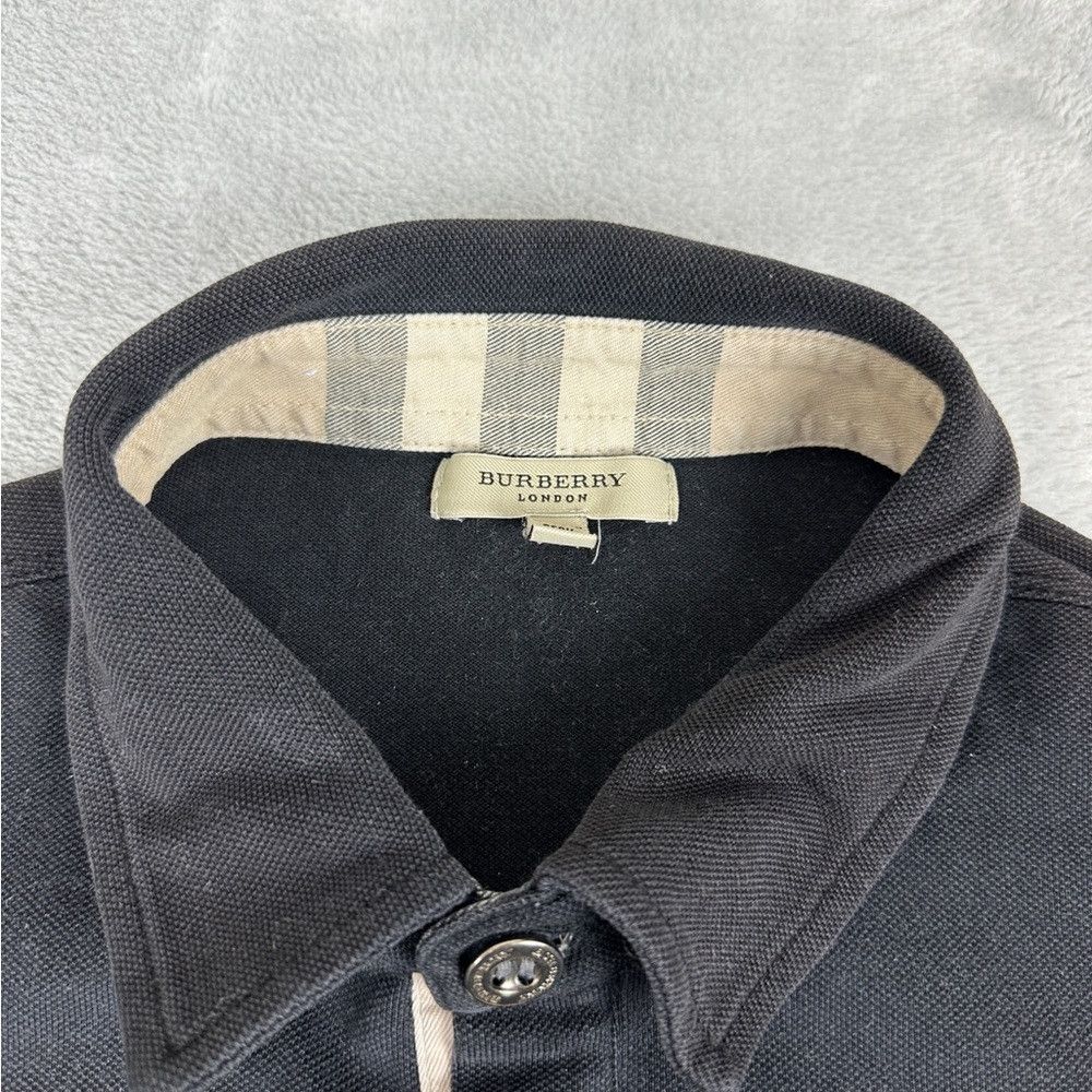 Burberry Burberry London Black Button Up Polo Shirt Men’s Size L Size US L / EU 52-54 / 3 - 8 Thumbnail