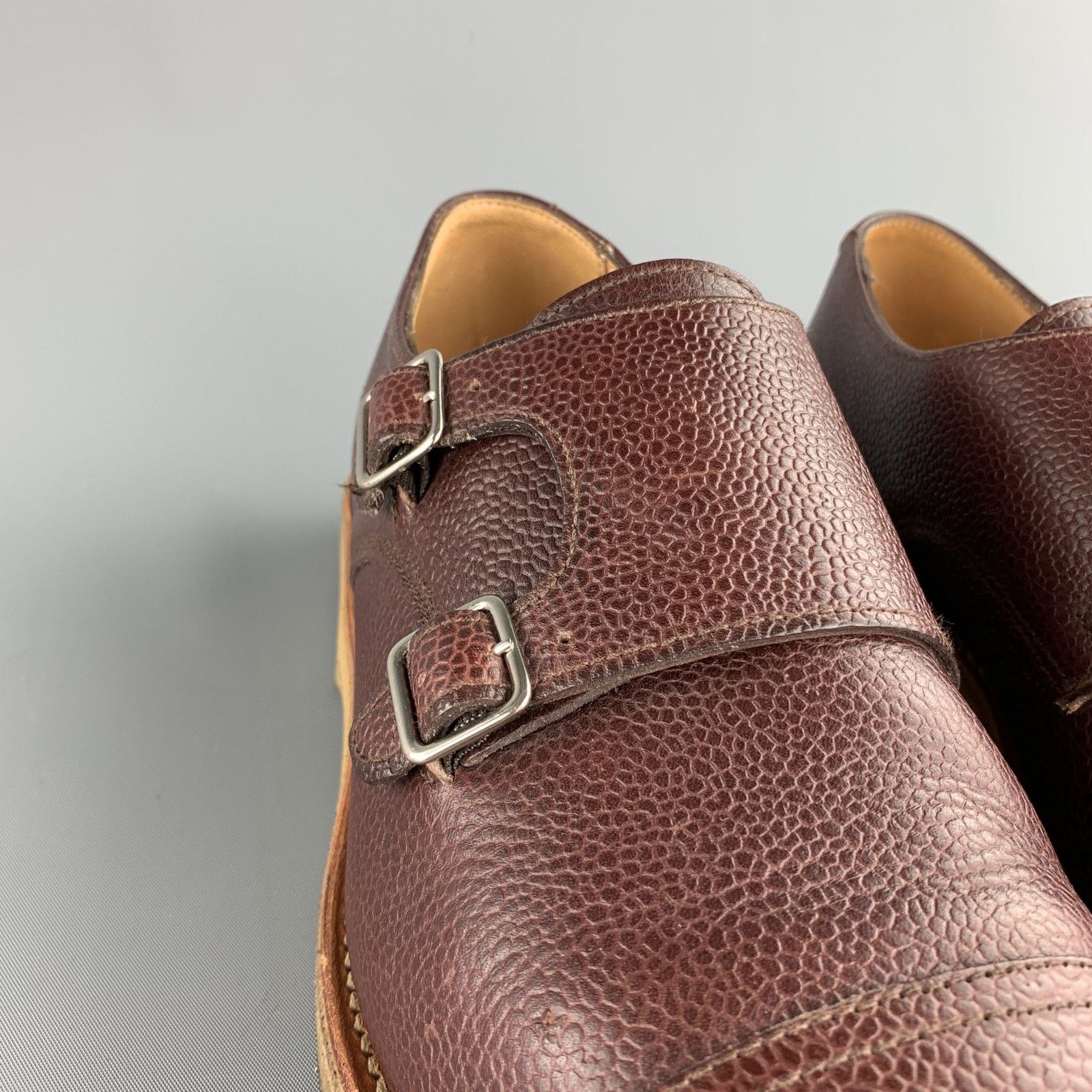 Mark McNairy MARC MCNAIRY Size 10 Brown Leather Double Monk Strap Loafers Size US 10 / EU 43 - 5 Thumbnail