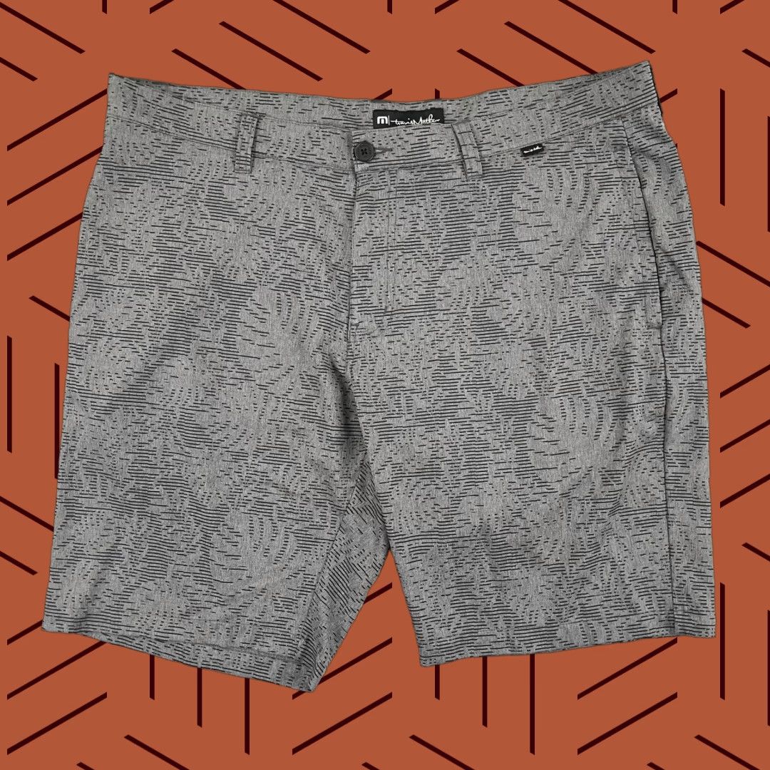TravisMathew Travis Mathew Go Fish Shorts Men 40 Gray 9.5" Fern Performance Golf Chino Pants / Shorts Size US 40 / EU 56 - 1 Thumbnail