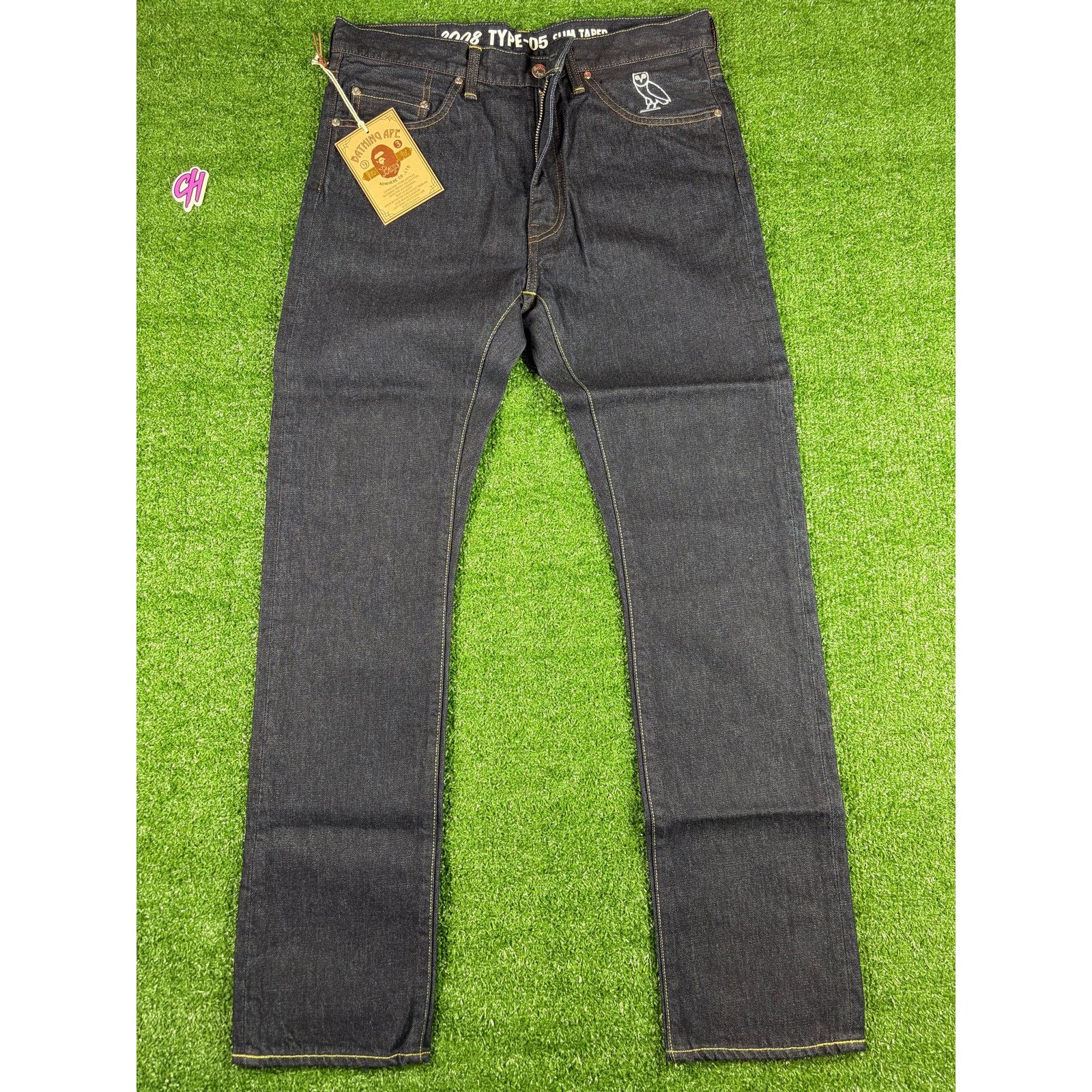 Bape BAPE X OVO 2008 Type-05 Navy Denim Pants Size Medium Size US 32 / EU 48 - 7 Thumbnail