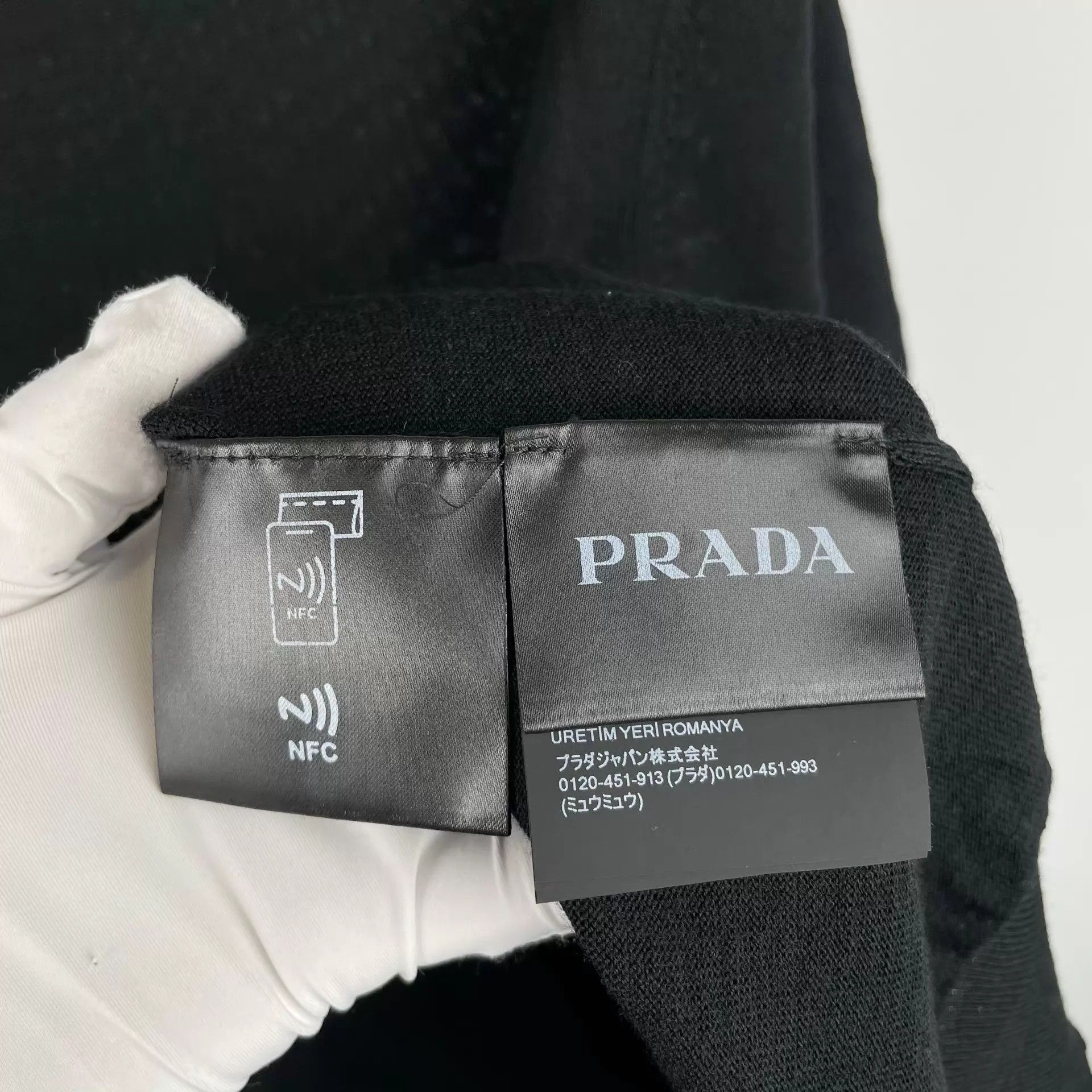 Prada Prada crewneck tee black 44 Size US S / EU 44-46 / 1 - 4 Thumbnail