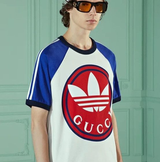 Adidas × Gucci Gucci - Adidas - F/W 22 - Raglan Tee Size US L / EU 52-54 / 3 - 1 Thumbnail