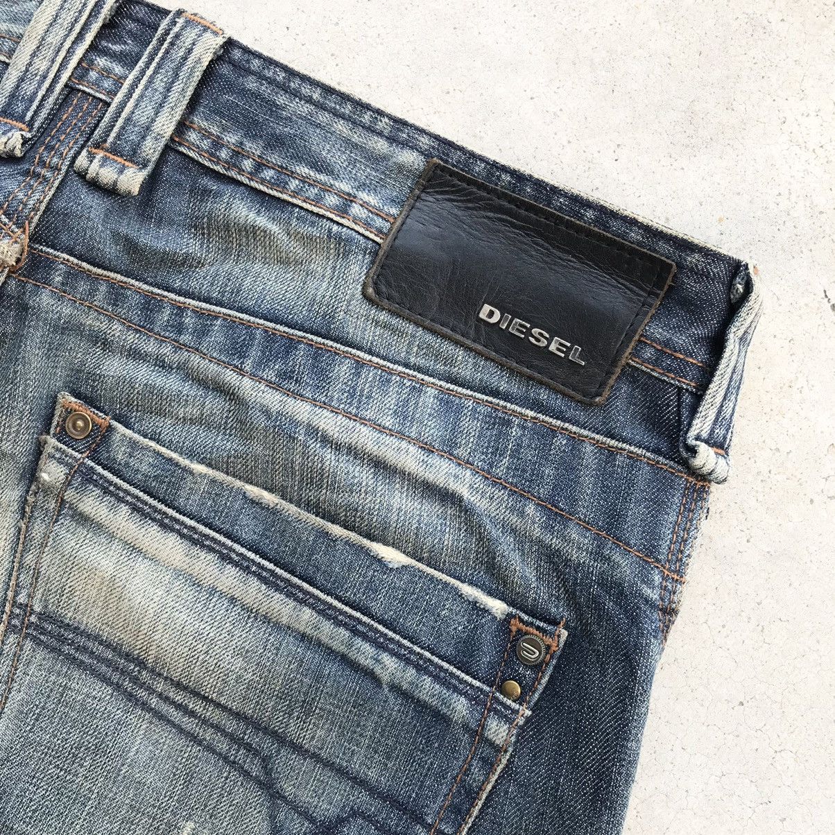 Diesel 2000's Diesel Industry - Timmen Distress Washed Jeans Size US 32 / EU 48 - 12 Thumbnail