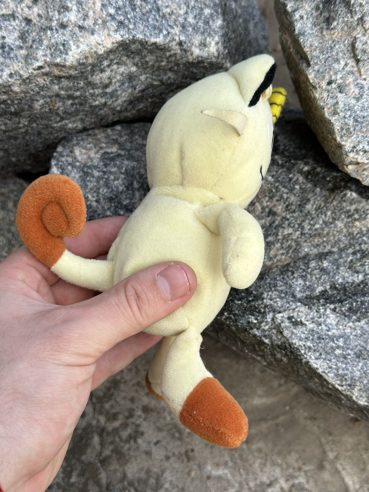 Pokemon Vintage Pokémon Toy Meowth Plush Toy 1996 Size ONE SIZE - 6 Thumbnail