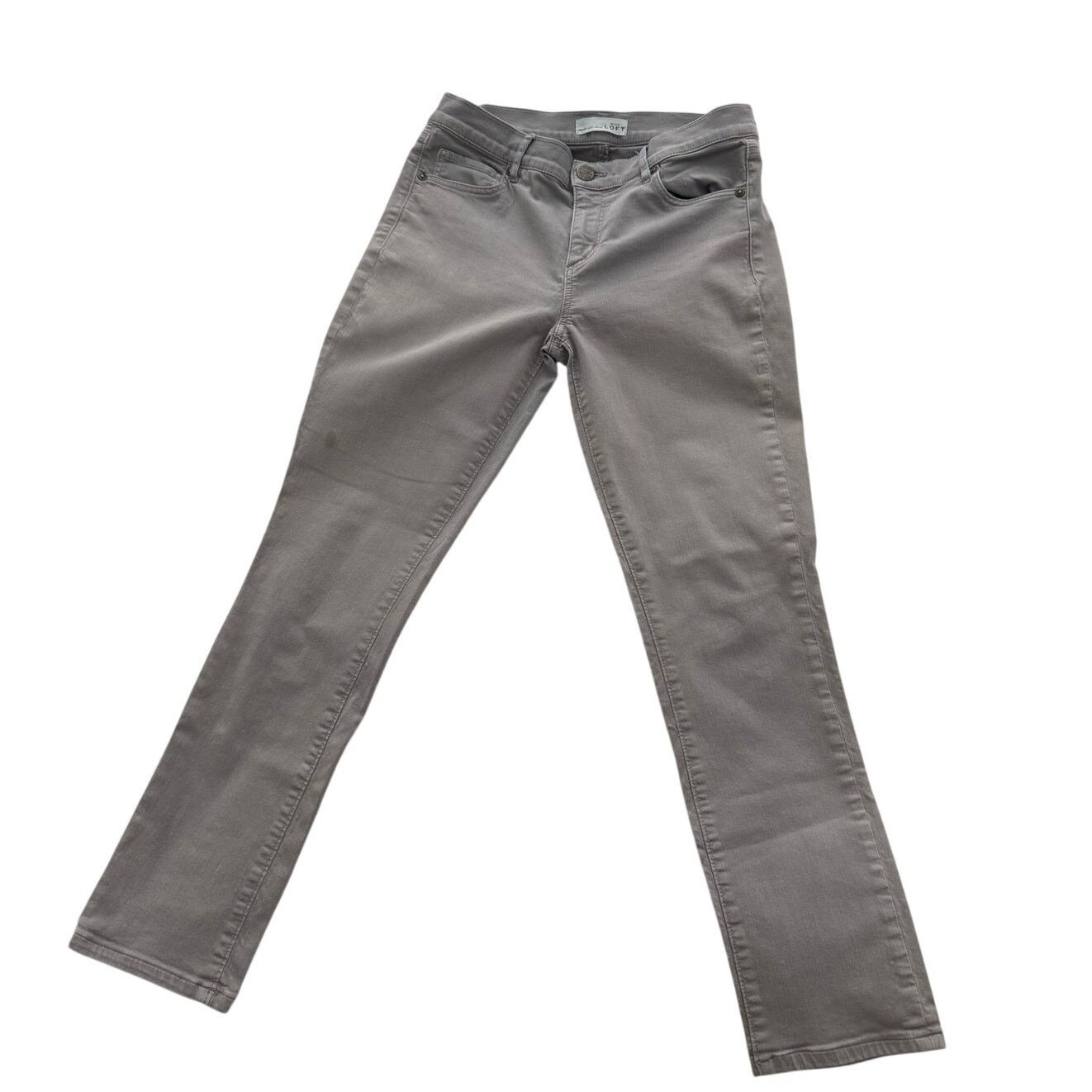 Loft Loft Skinny Crop Gray Jeans Size 26/2 Size 26" / US 2 / IT 38 - 1 Thumbnail
