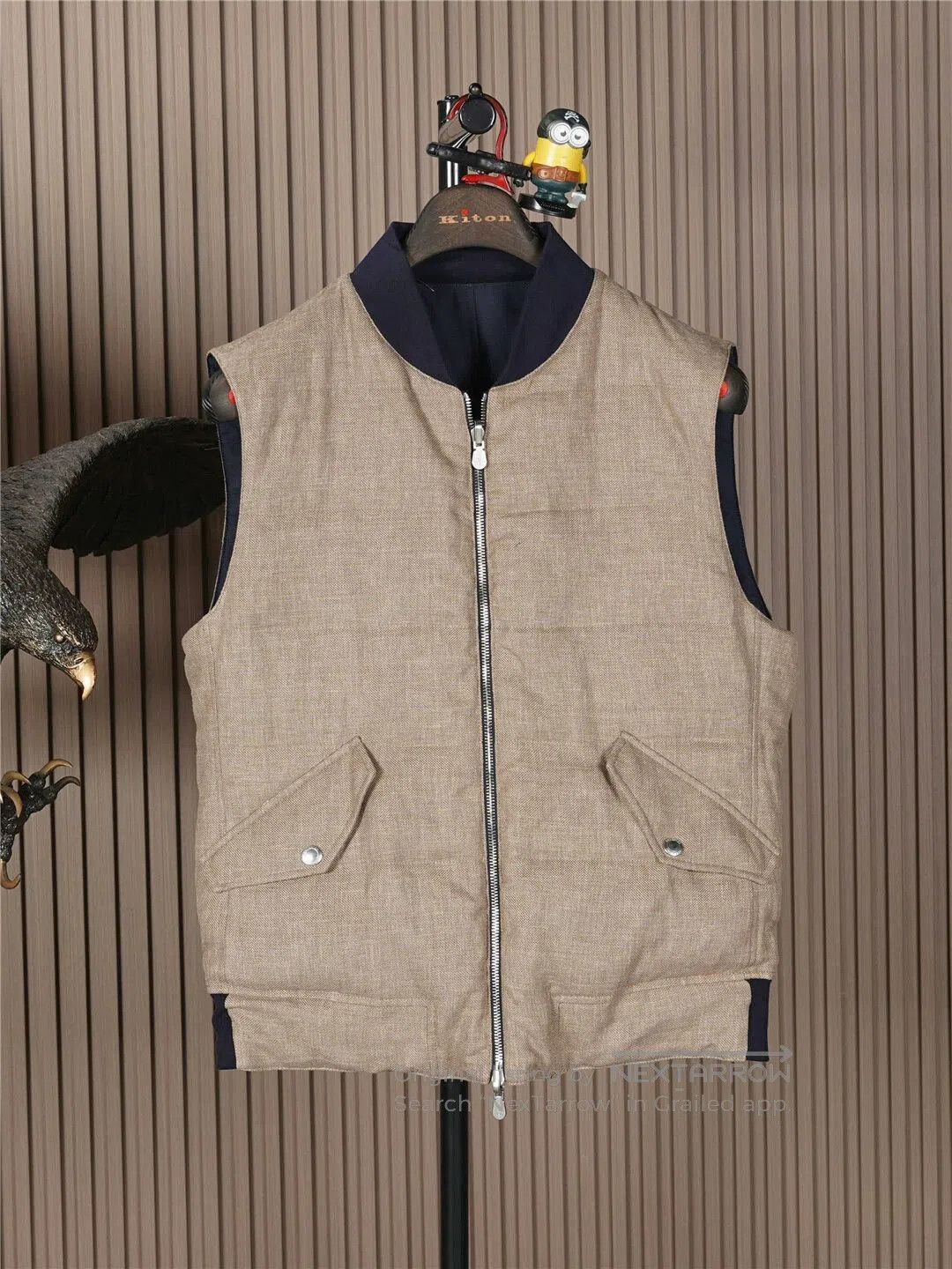 Brunello Cucinelli Brunello Cucinelli Reversible Down Vest. Size US L / EU 52-54 / 3 - 2 Thumbnail