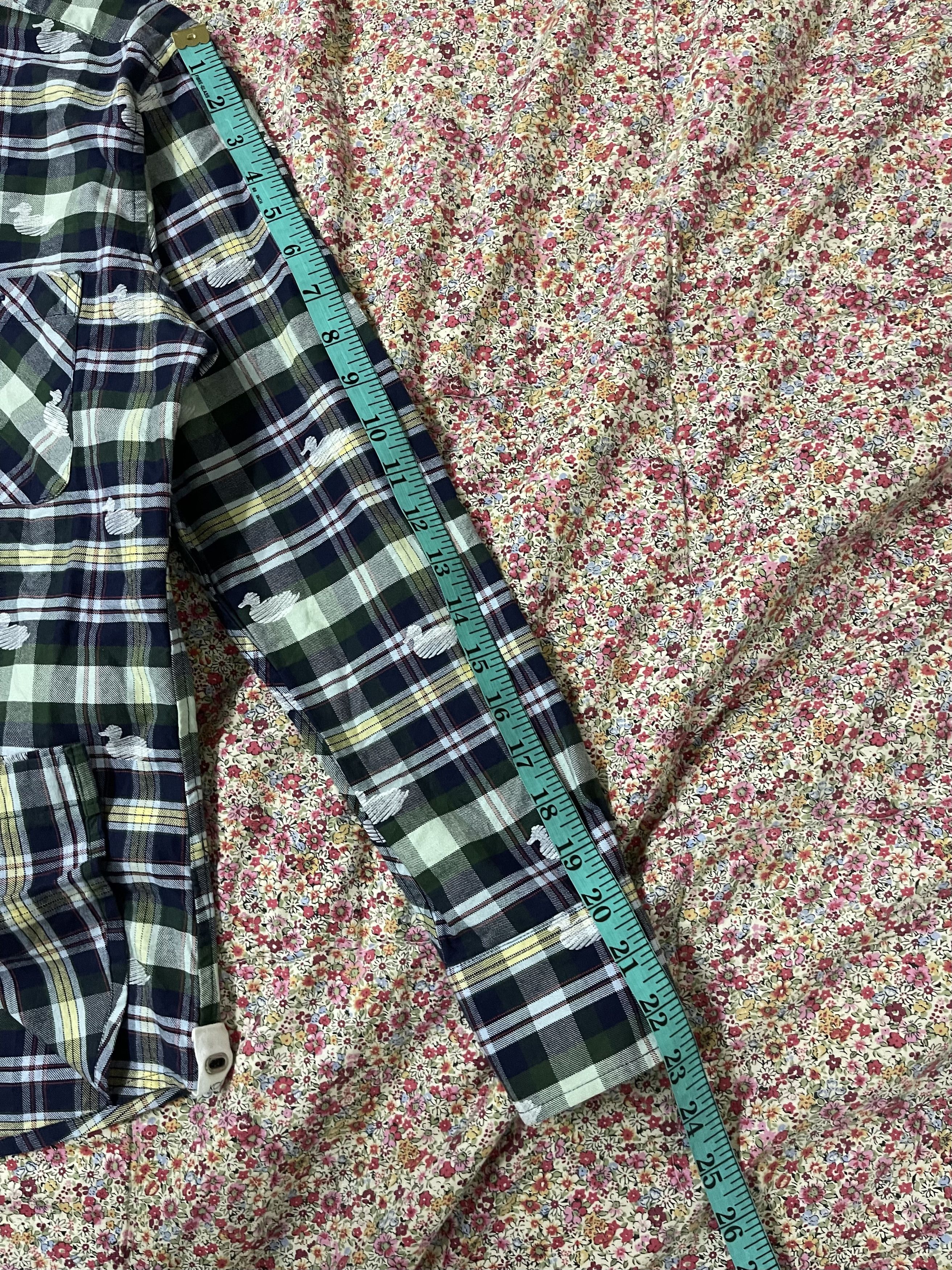 Thom Browne Koe x Thom Browne LongSleeve Checked Duck Shirt Size US S / EU 44-46 / 1 - 12 Thumbnail