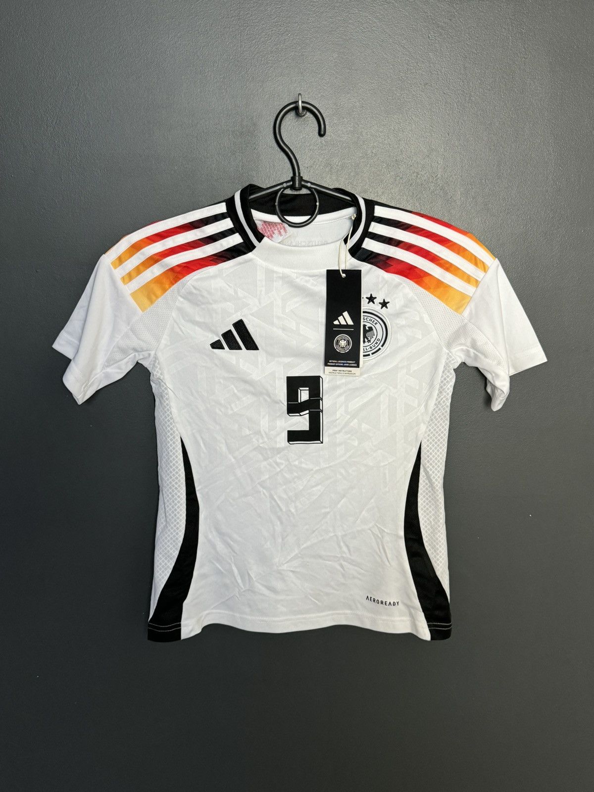 Adidas KIDS New Germany 2024 Home Fullkrug Football Jersey T-Shirt Size US XS / EU 42 / 0 - 2 Thumbnail