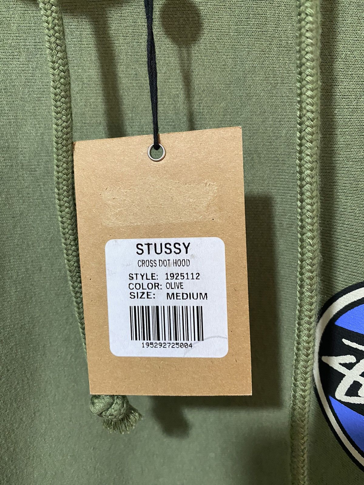 Stussy Stüssy Cross Dot sweatshirt, size M, dark green, new Size US M / EU 48-50 / 2 - 4 Thumbnail