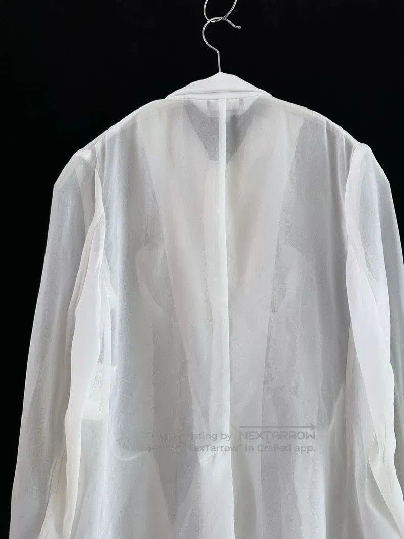 Comme des Garcons Comme des Garcons Ruffled White Blouse. Size US XS / EU 42 / 0 - 8 Thumbnail