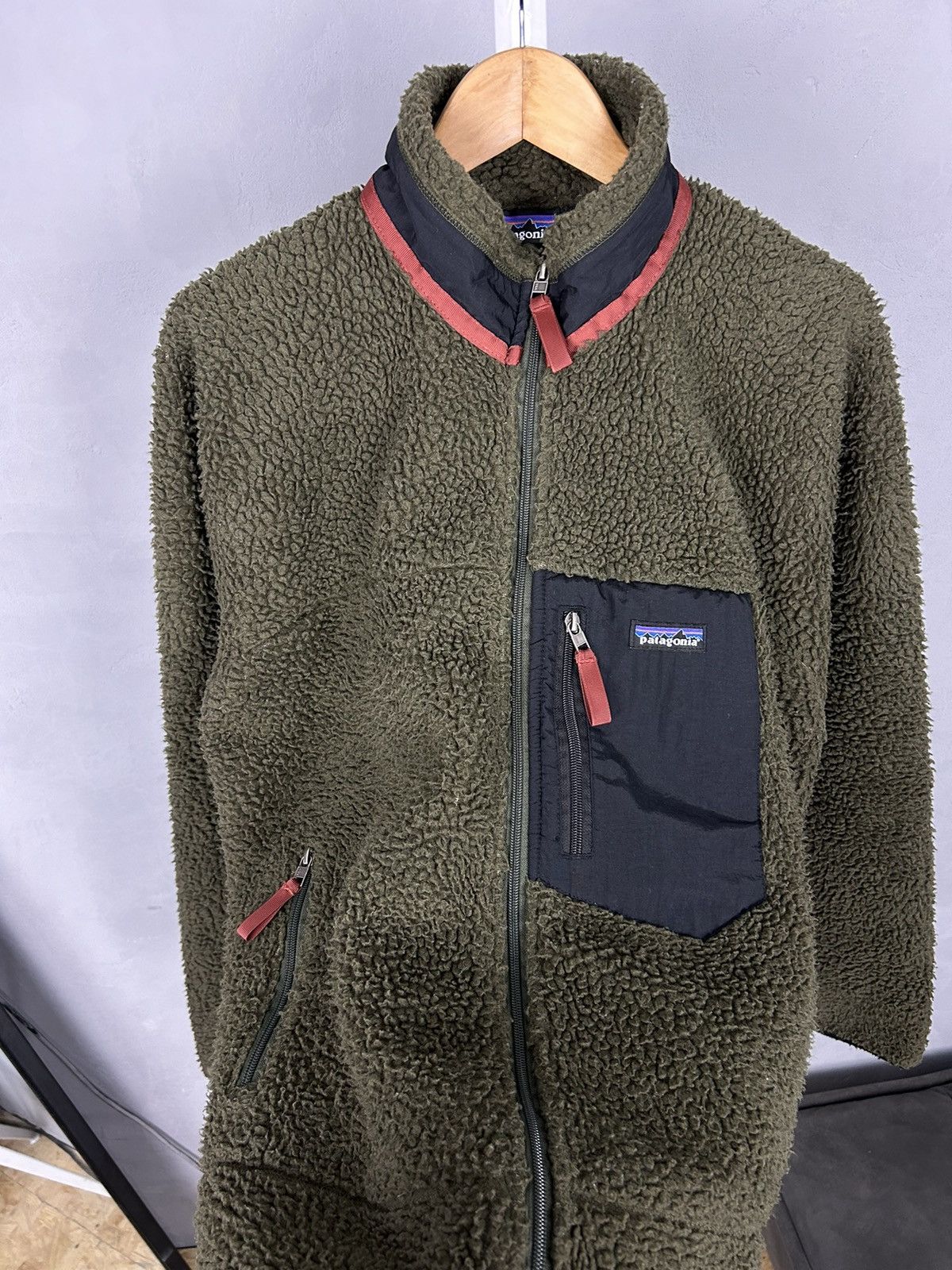 Patagonia Patagonia Olive Green Fleece Jacket Full Zip Outdoor Size US M / EU 48-50 / 2 - 3 Thumbnail