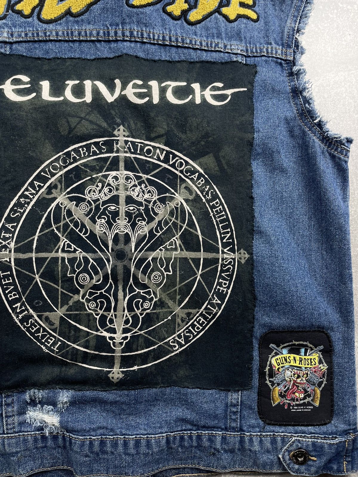 Other Biker Custom Rock Patched Denim Vest Italy Vintage Patches Size US M / EU 48-50 / 2 - 6 Thumbnail