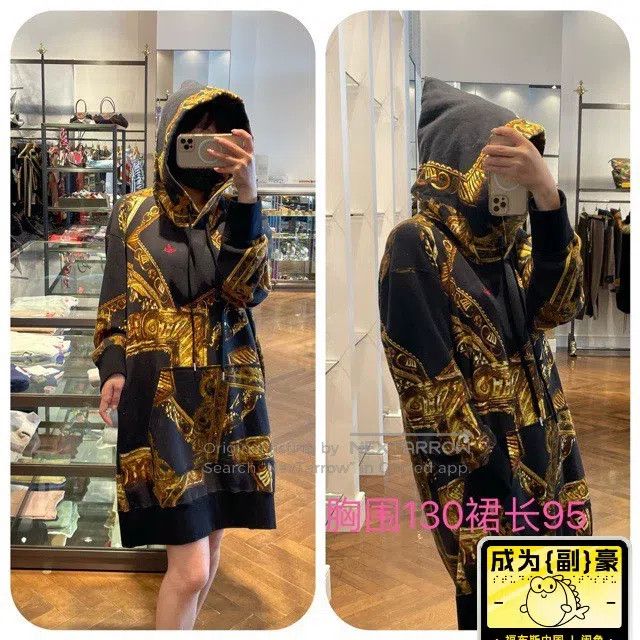 Vivienne Westwood Vivienne Westwood size 00 Black Gold Frame Sweatshirt Long Size M / US 6-8 / IT 42-44 - 9 Thumbnail
