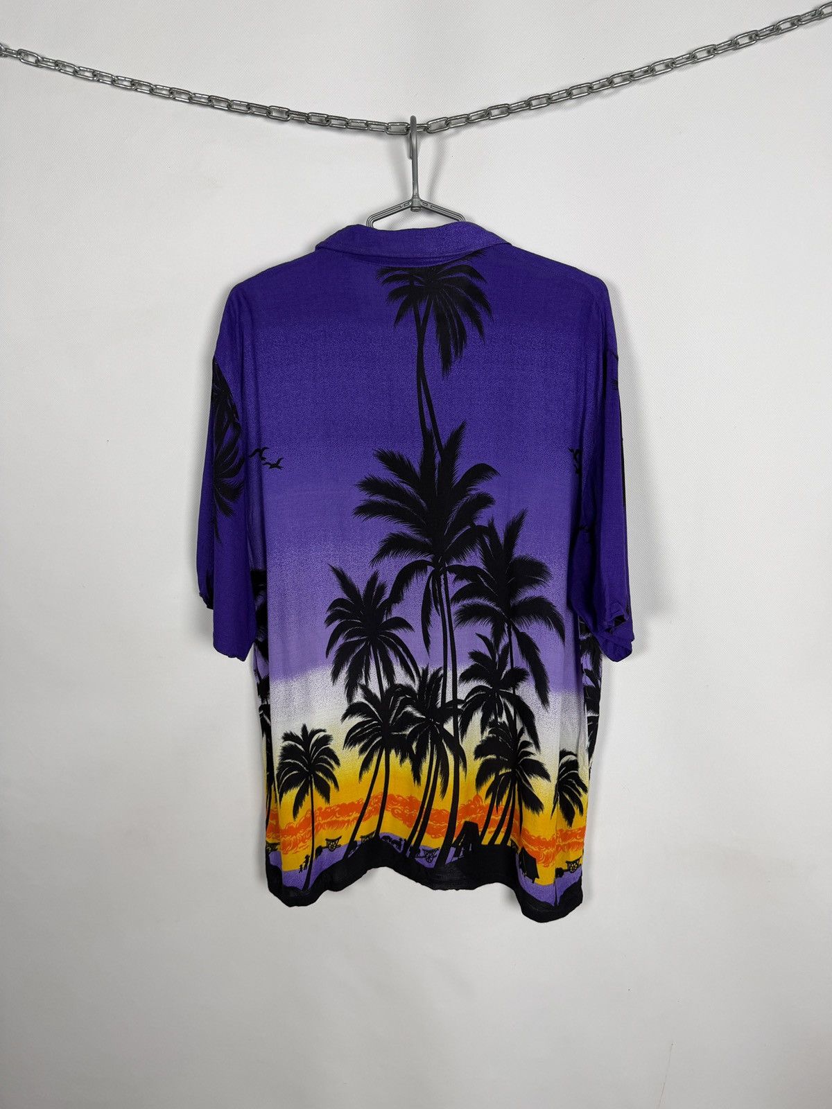 Other Hawaiian Short Sleeve Shirt Button Up Palm Hawaii Rayon XXL Size US XXL / EU 58 / 5 - 8 Thumbnail