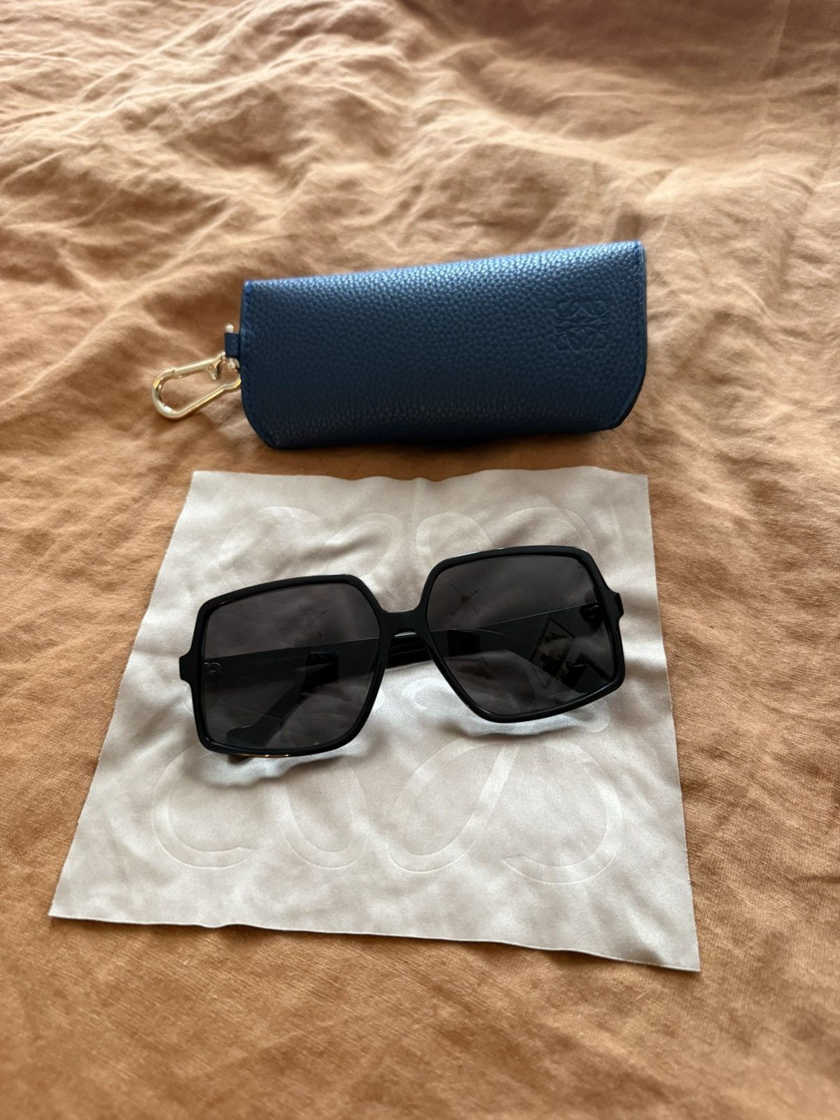 Loewe Loewe Hexagonal Sunglasses - BLACK Size ONE SIZE - 1 Thumbnail