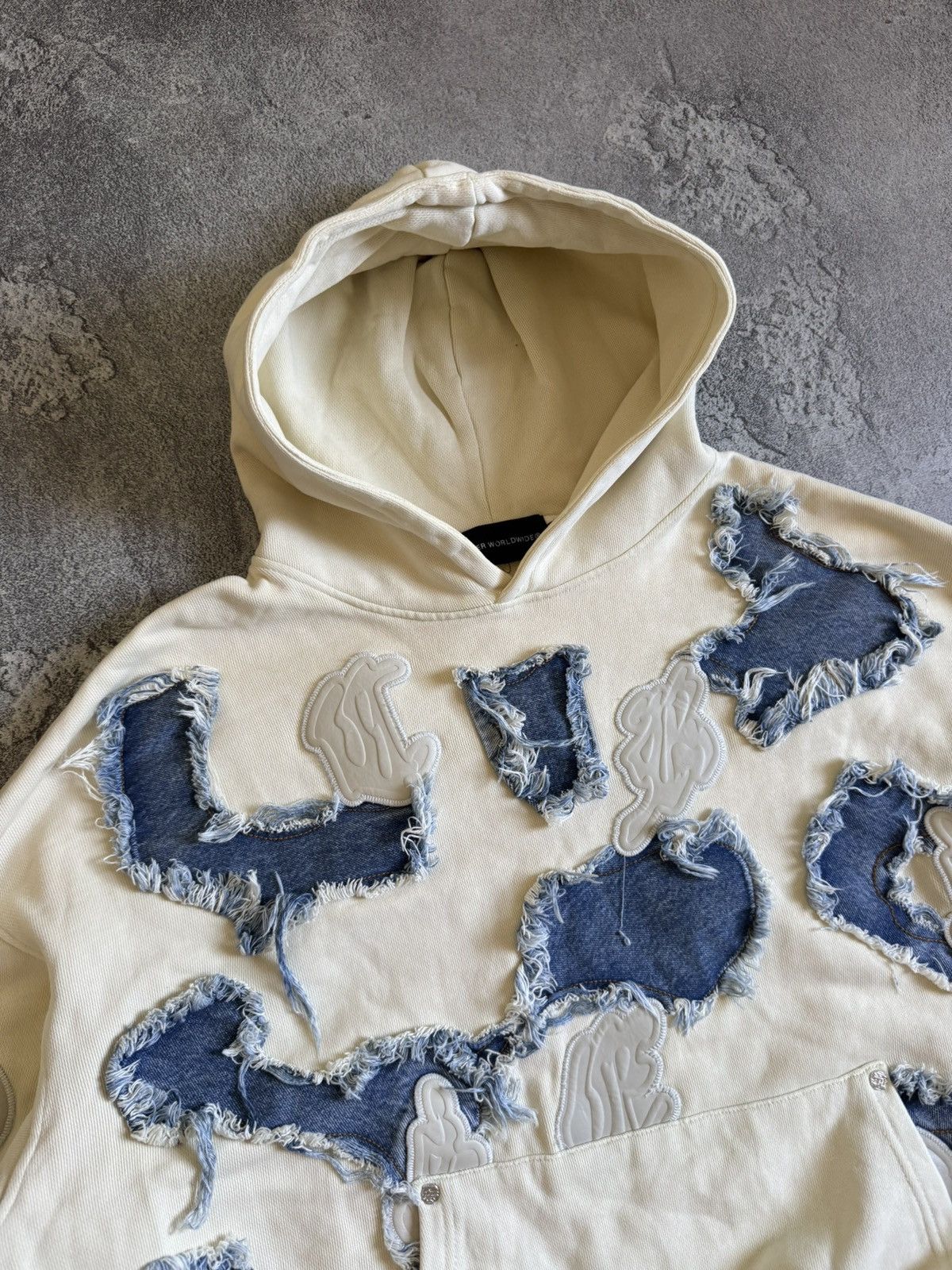 Racer Worldwide Racer Worldwide archival distressed heavy hoodie oversize Size US XL / EU 56 / 4 - 2 Thumbnail
