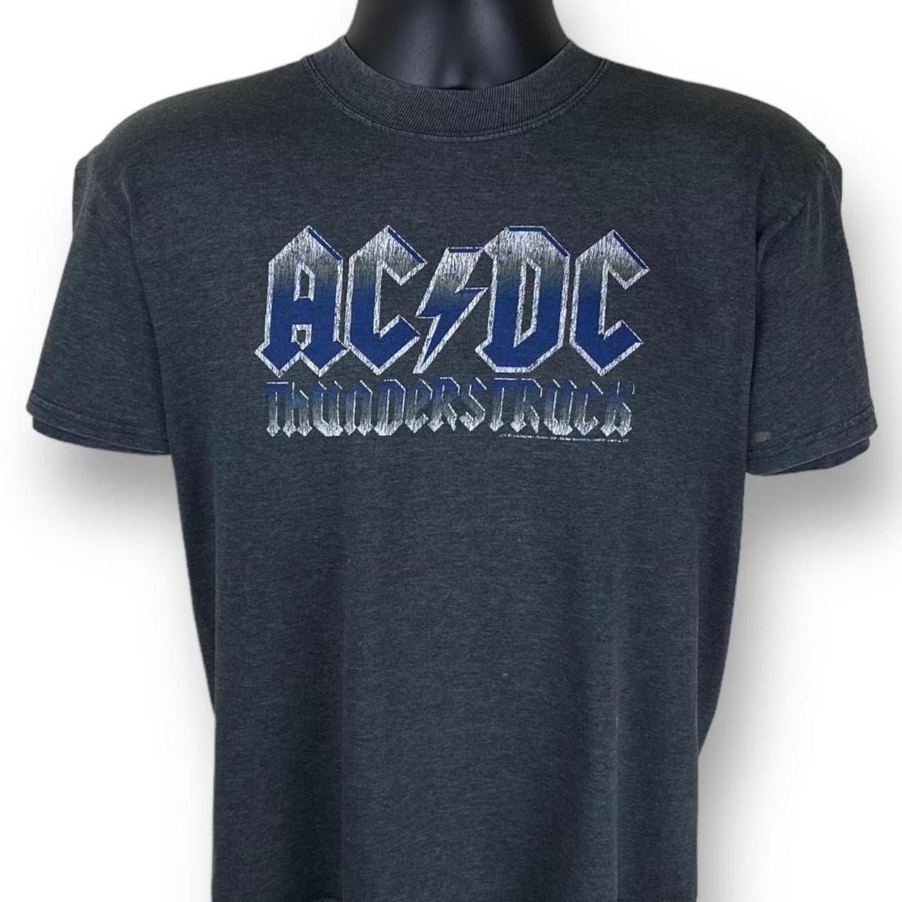 AC/DC × Band Tees × Vintage Vintage Y2K Jerzees AC/DC Band Music Concert Tshirt Size US M / EU 48-50 / 2 - 1 Thumbnail