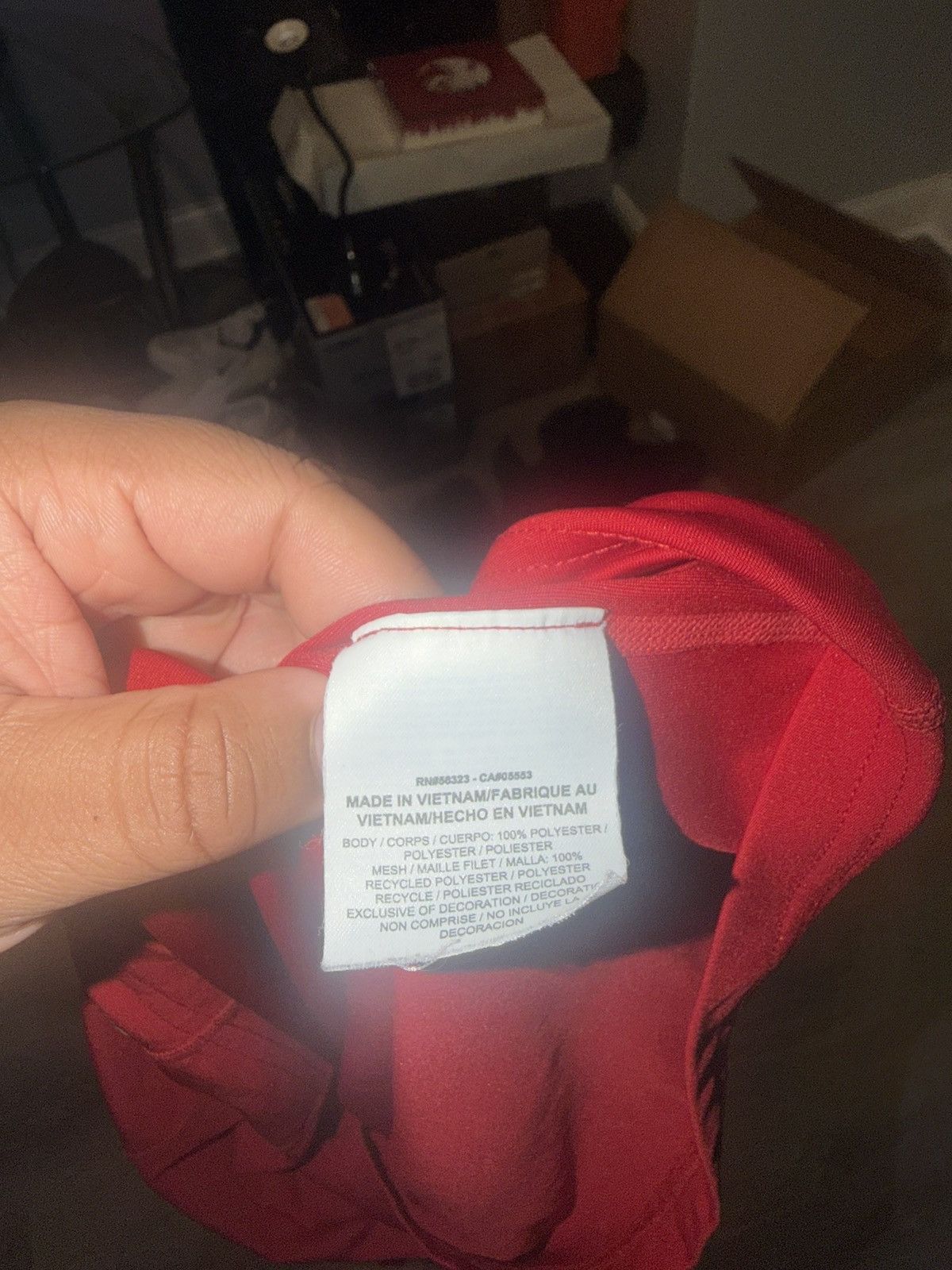 Nike Nike Dri-Fit Shirt 'Red' Size US XL / EU 56 / 4 - 4 Thumbnail