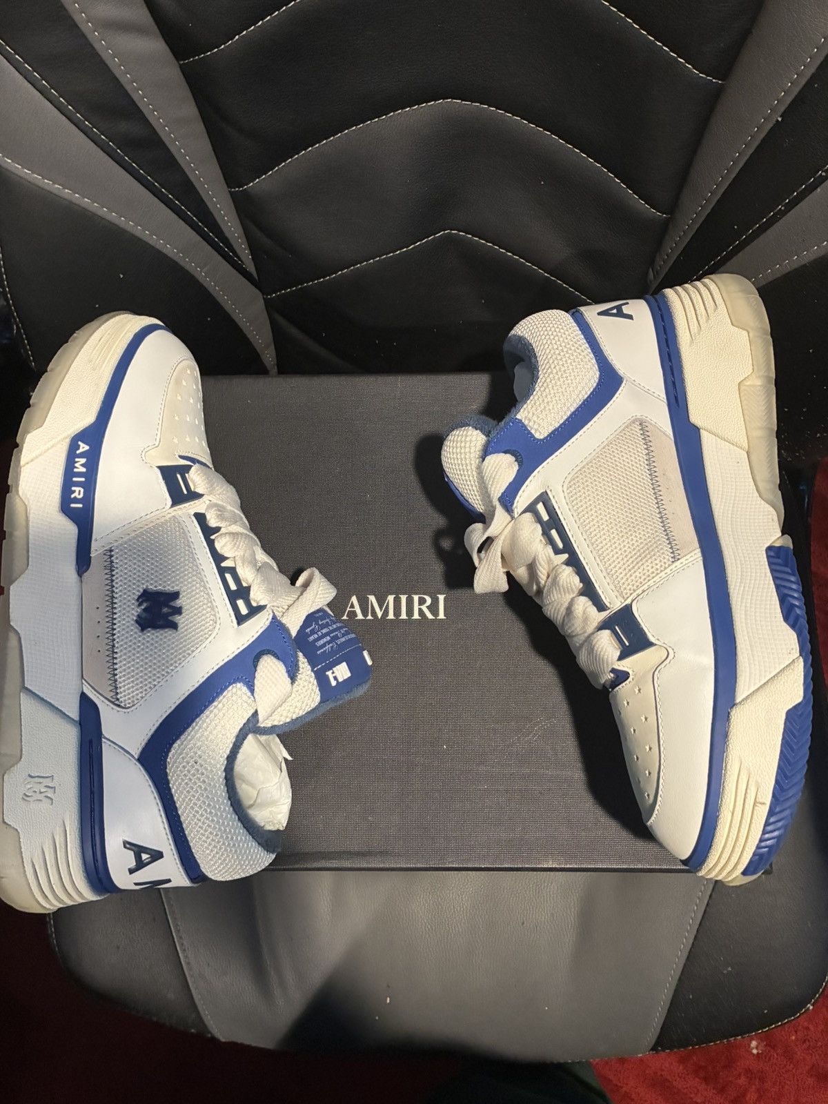 Amiri Amiri ma-1 white/blue Size US 10 / EU 43 - 5 Thumbnail