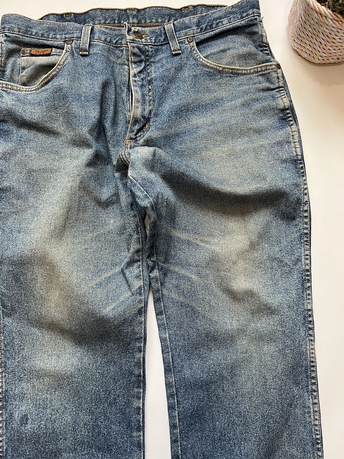 Wrangler Crazy vintage 90’s baggy wrangler denim jeans carhartt Size US 36 / EU 52 - 3 Thumbnail
