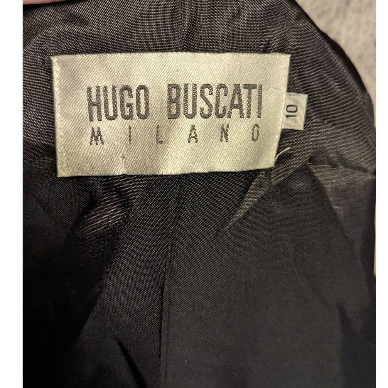Vintage Hugo Buscati Milan Vintage Houndstooth Blazer - 10 Size M / US 6-8 / IT 42-44 - 12 Thumbnail