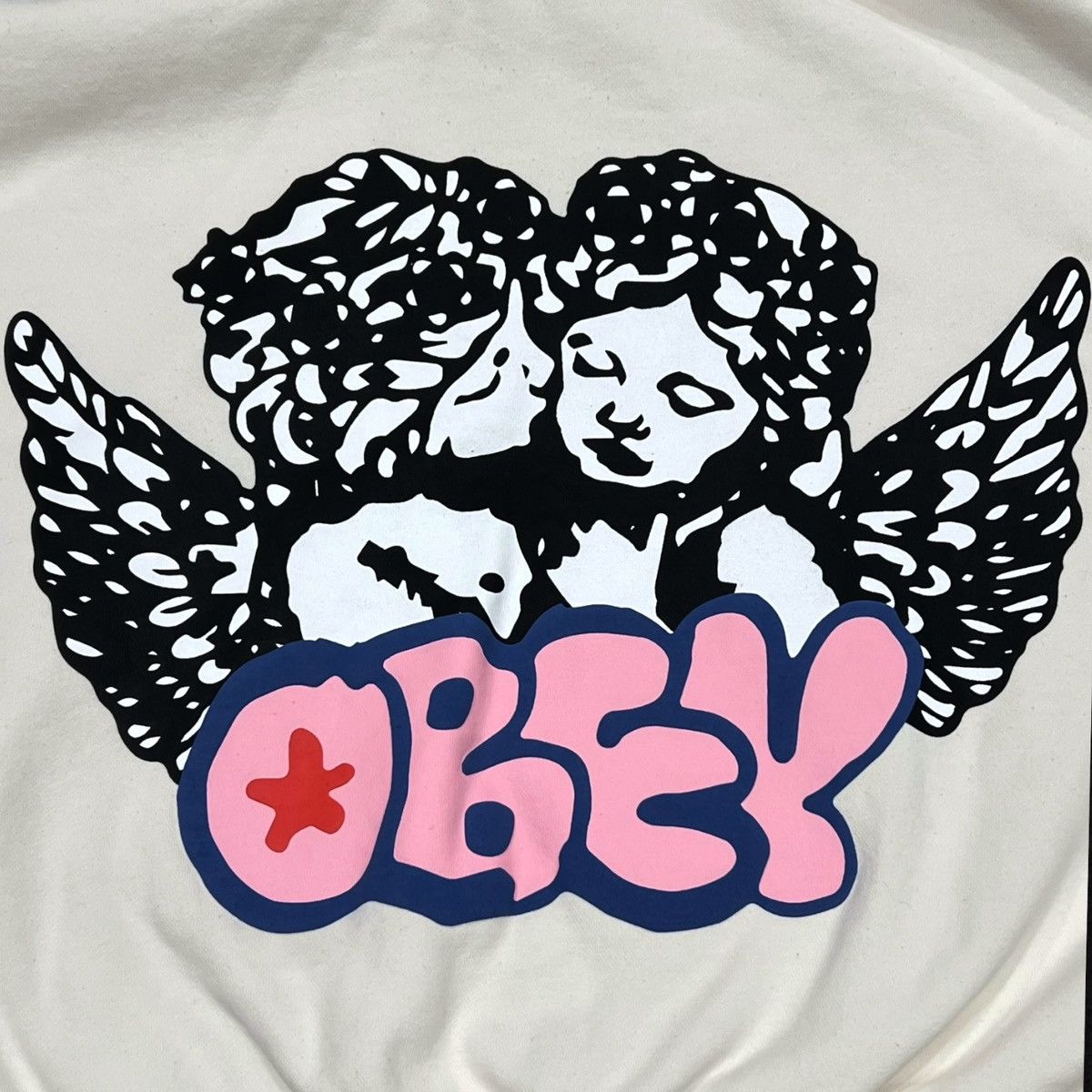 Obey Obey ft Cherub Angle Babies Relaxed Fit Hoodie Size US S / EU 44-46 / 1 - 2 Thumbnail