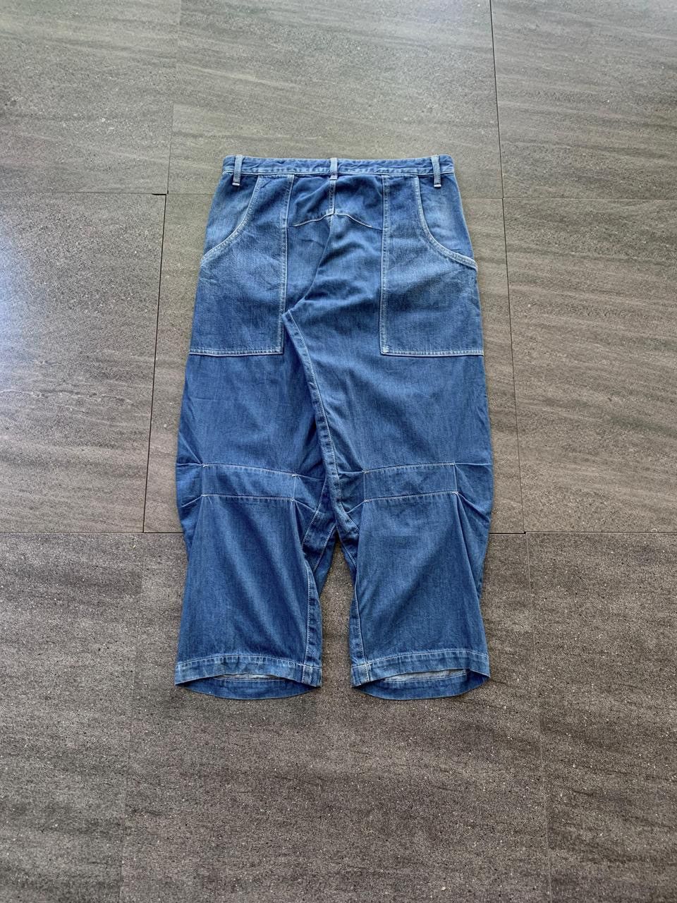 Yohji Yamamoto FREE TAX! Ys Cropped Front Pocket Denim Jeans Size US 31 - 4 Thumbnail