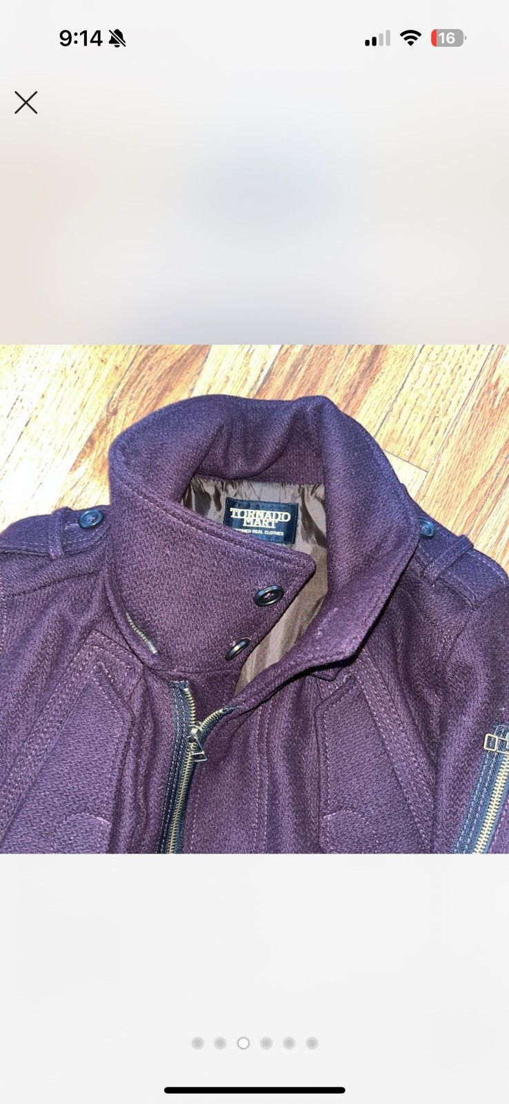 Japanese Brand × Tornado Mart Tornado Mart Fur Hooded Coat Size US S / EU 44-46 / 1 - 3 Thumbnail