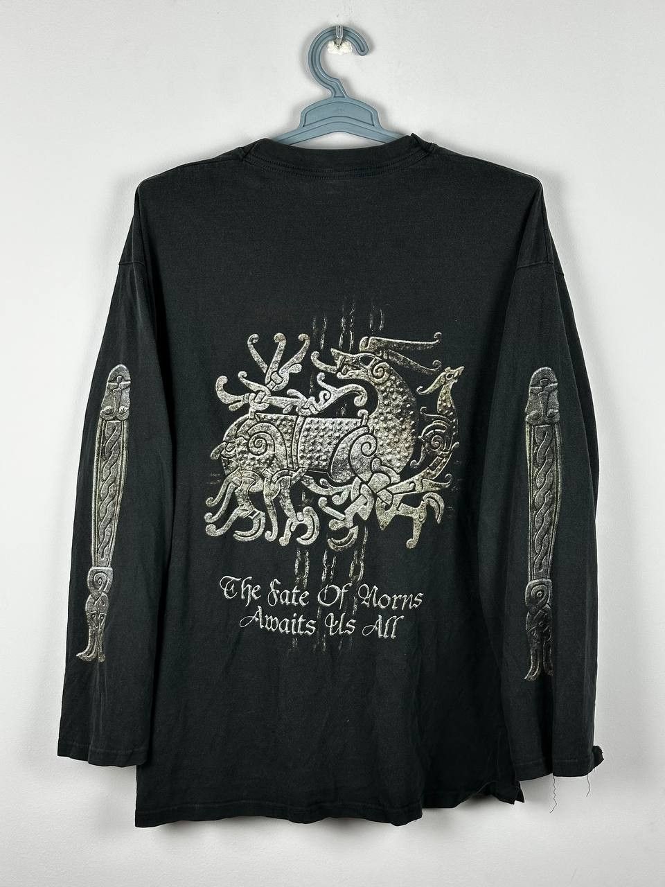 Band Tees Vintage Amon Amarth Rock Band Tour Longsleeve Tee 90s faded Size US L / EU 52-54 / 3 - 8 Thumbnail
