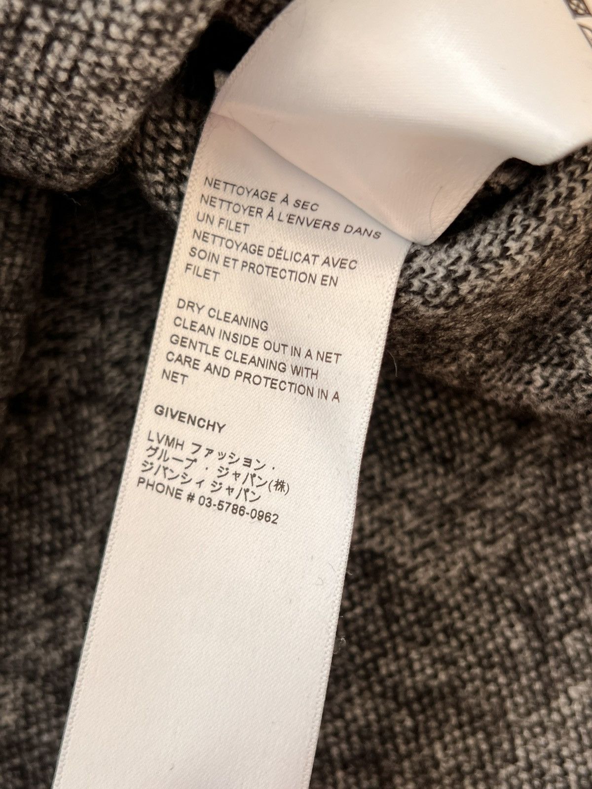 Givenchy Givenchy Spider Web Mohair Sweater Black net wool knitwear Size US L / EU 52-54 / 3 - 24 Thumbnail