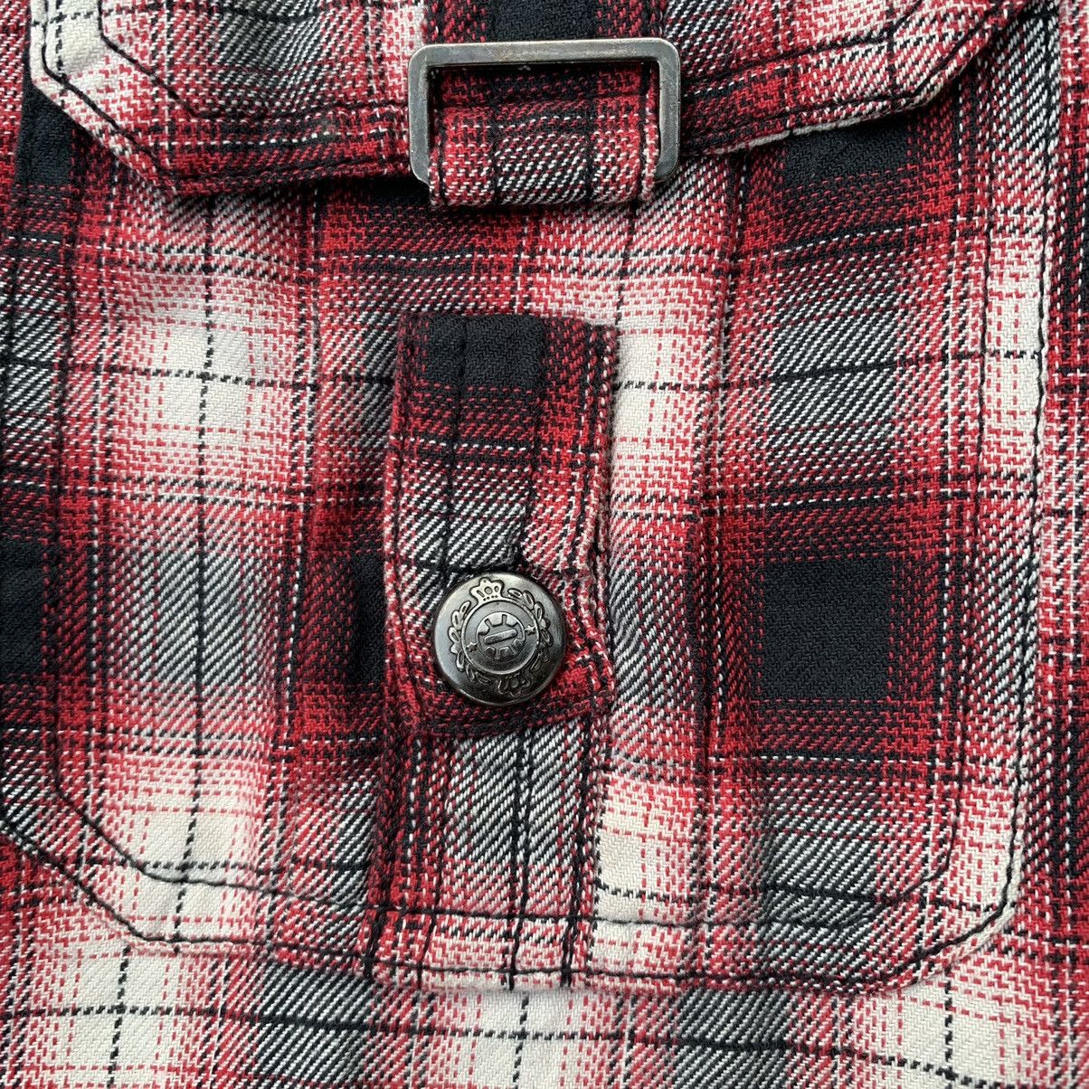 In The Attic × Japanese Brand Bareback Realdress Checkred Punk Anarchy Jacket Size US L / EU 52-54 / 3 - 5 Thumbnail
