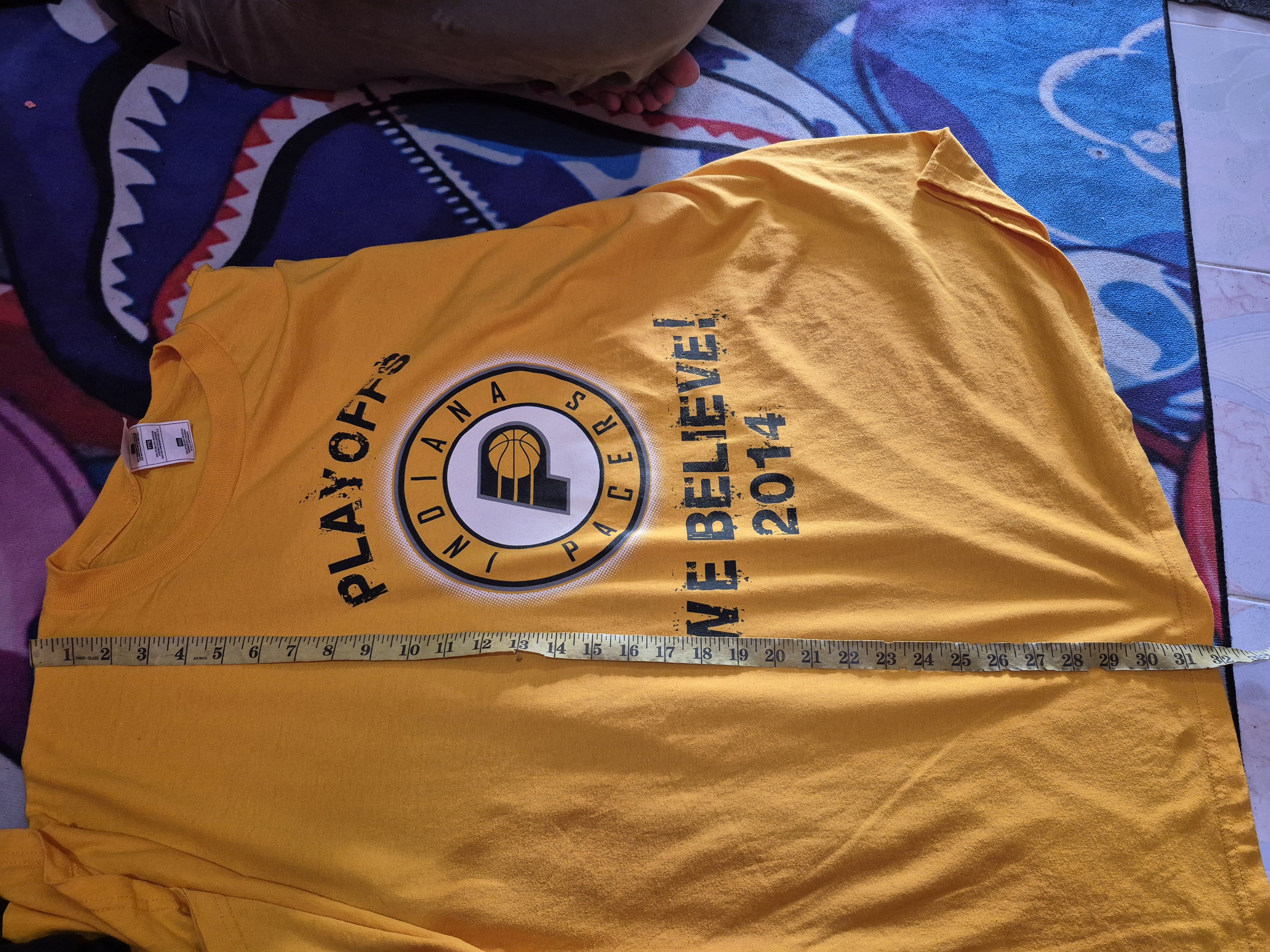 NBA 🔥 2014 NBA Indiana Pacers Promo Tee Size US XXL / EU 58 / 5 - 7 Thumbnail