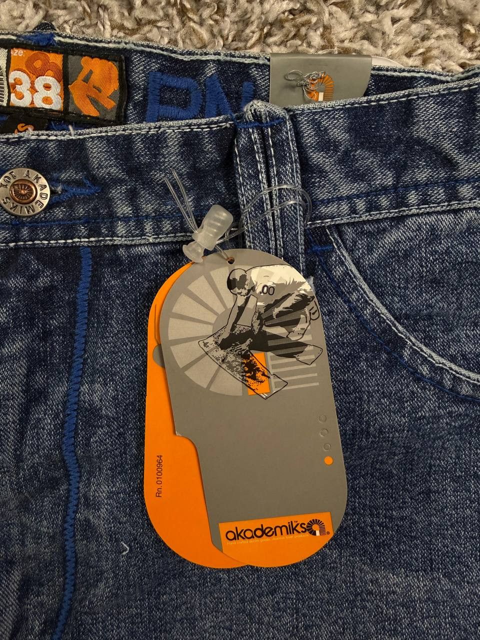 Akademiks Vintage Akademiks Baggy Jeans Denim Y2K Hip Hop Patches Size US 38 / EU 54 - 10 Thumbnail