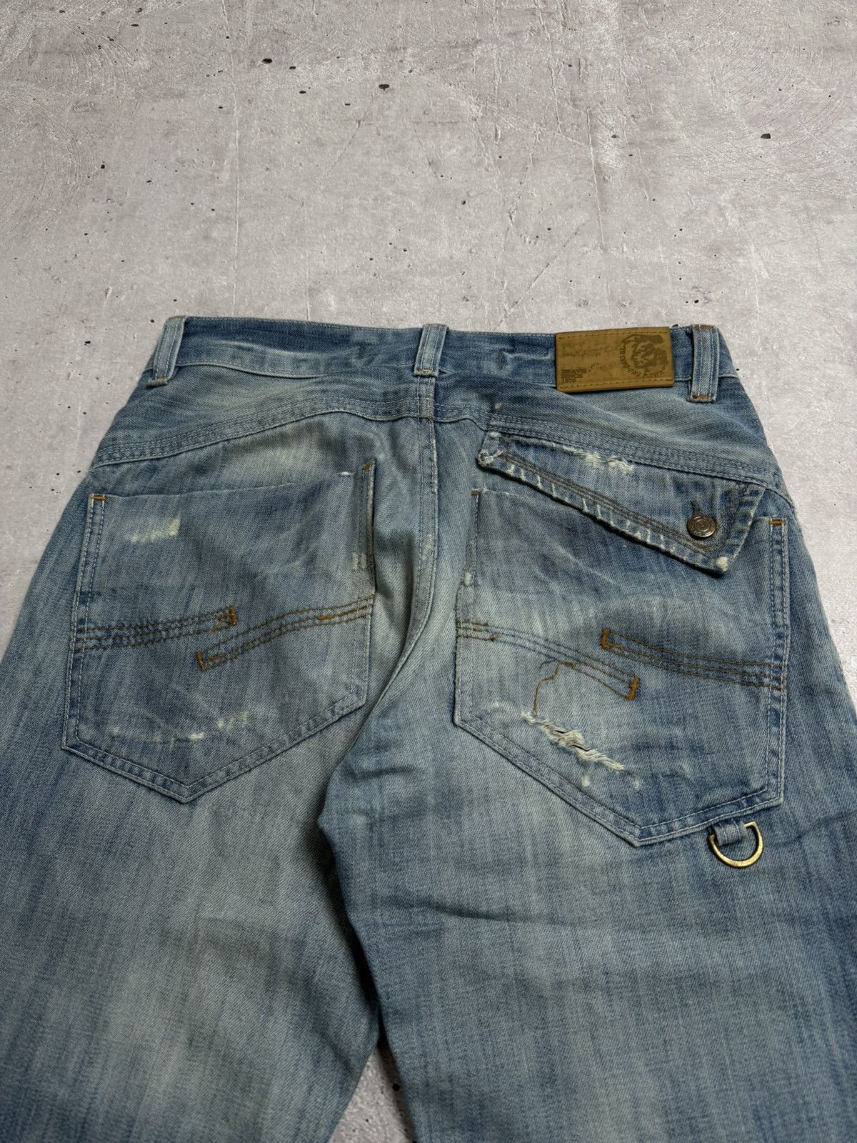 Diesel Vintage Diesel Hysteric Glamour Style Distresed Washed Jeans Size US 31 - 7 Thumbnail