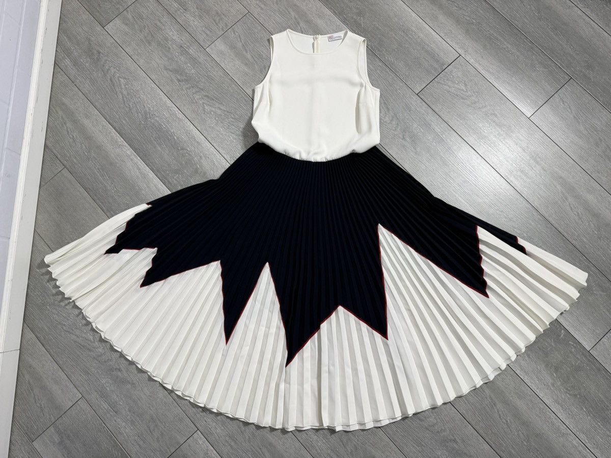 RED Valentino Red Valentino Women's Long Dress White\Blue Size 40 XS Size S / US 4 / IT 40 - 12 Thumbnail