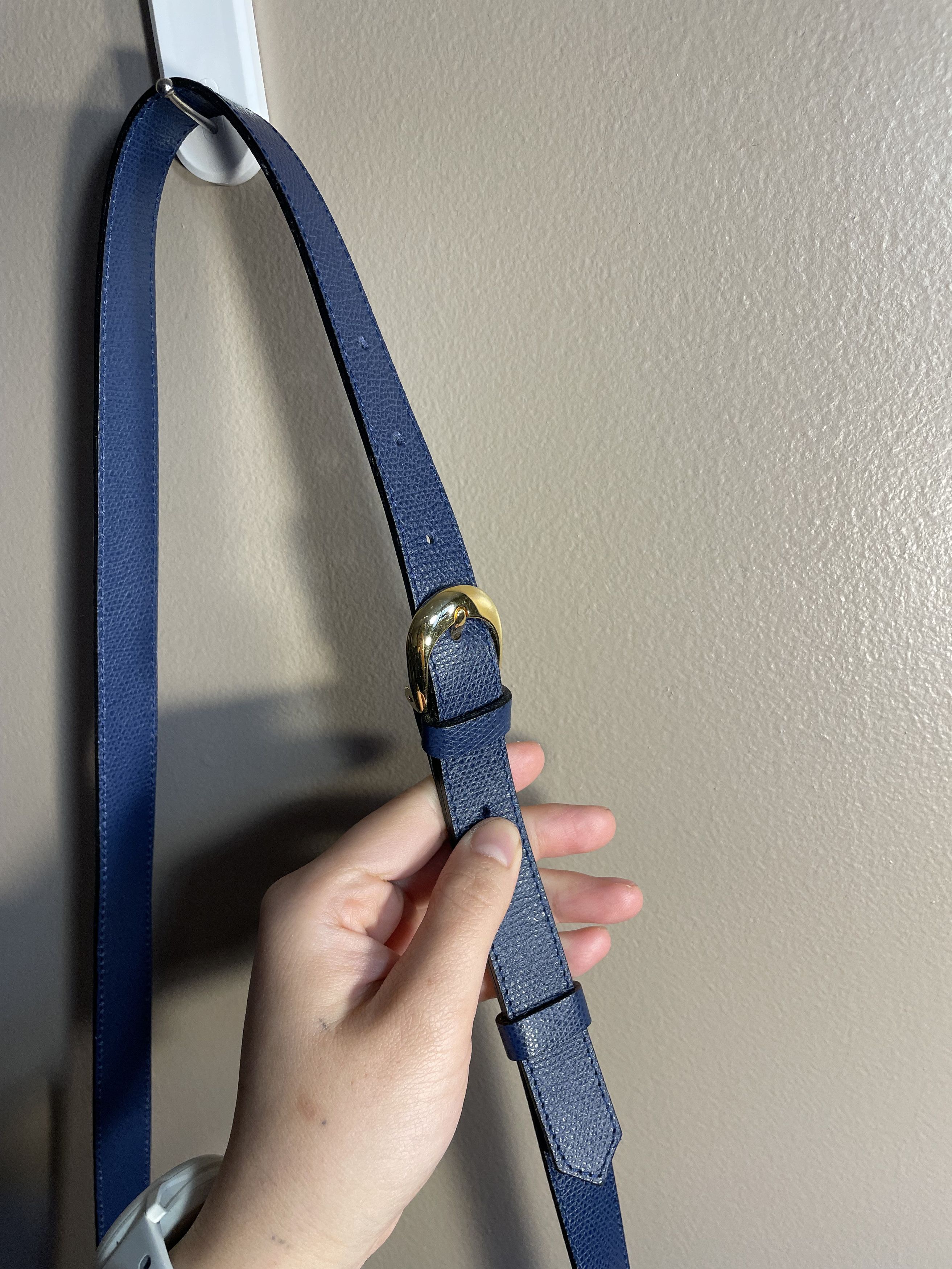 Yves Saint Laurent YSL Arabesque Navy Shoulder Bag Size ONE SIZE - 4 Thumbnail