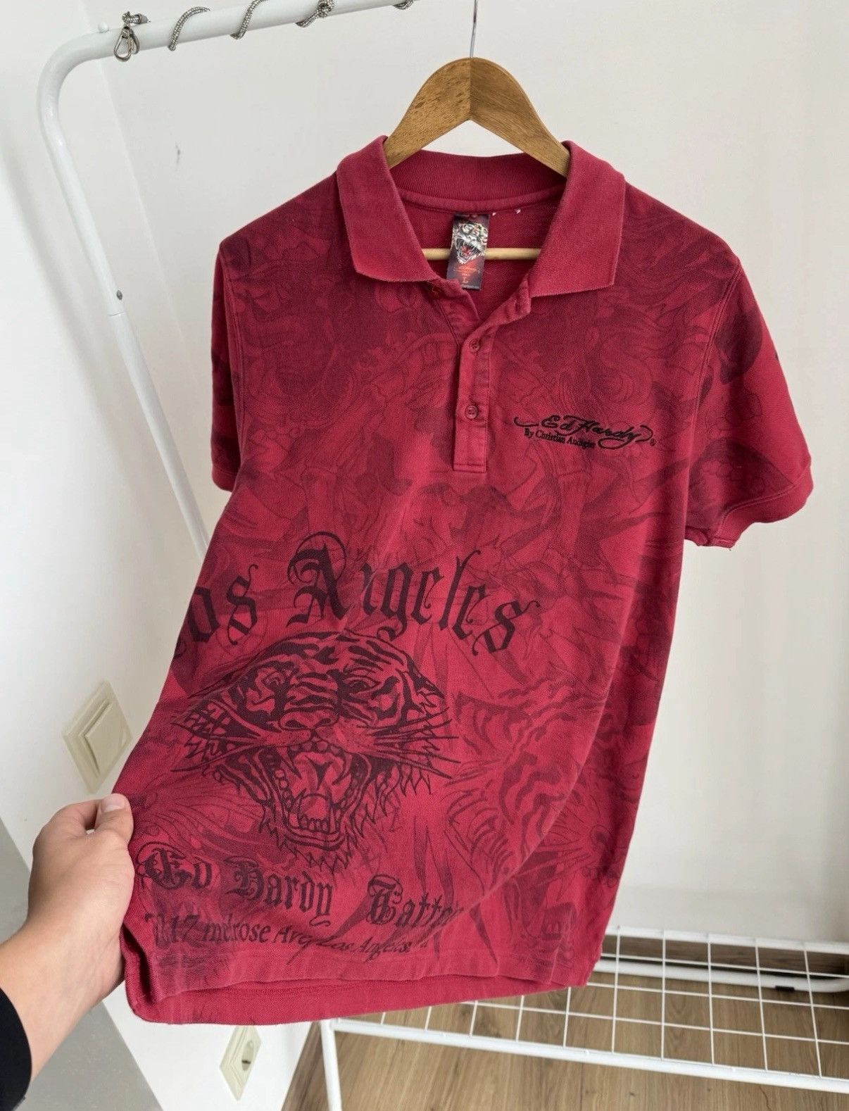 Ed Hardy Ed Hardy By Christian Audigier Design Vintage Rare Shirts Size US L / EU 52-54 / 3 - 8 Thumbnail