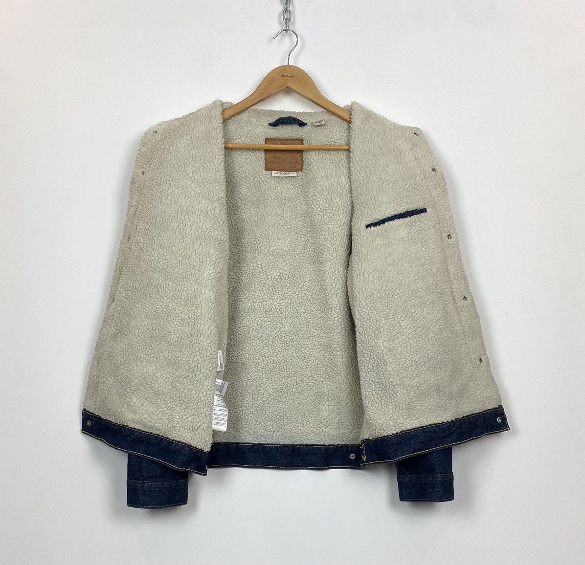Levi's Levi's Denim Sherpa Lined Jacket Men’s Size X-LARGE Blue Top Size US XL / EU 56 / 4 - 7 Thumbnail