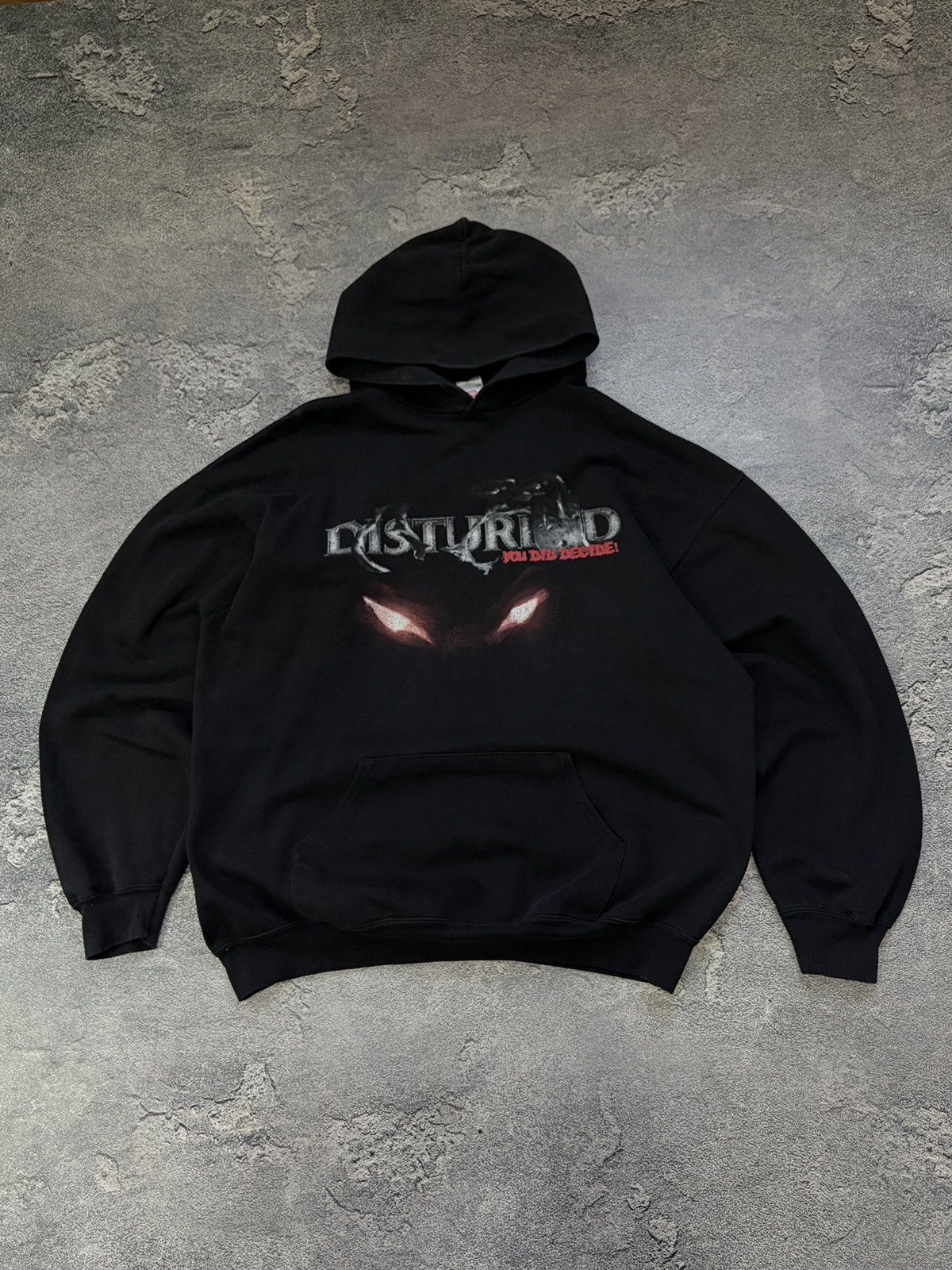 Vintage Vintage Disturbed Hoodie Black Rock Band Tour Merch 2000s XL Size US XL / EU 56 / 4 - 1 Thumbnail