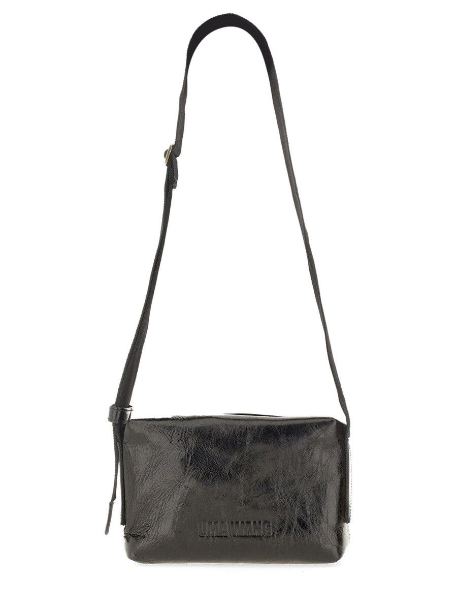 Uma Wang UMA WANG LEATHER SHOULDER BAG - BLACK Size ONE SIZE - 1 Thumbnail