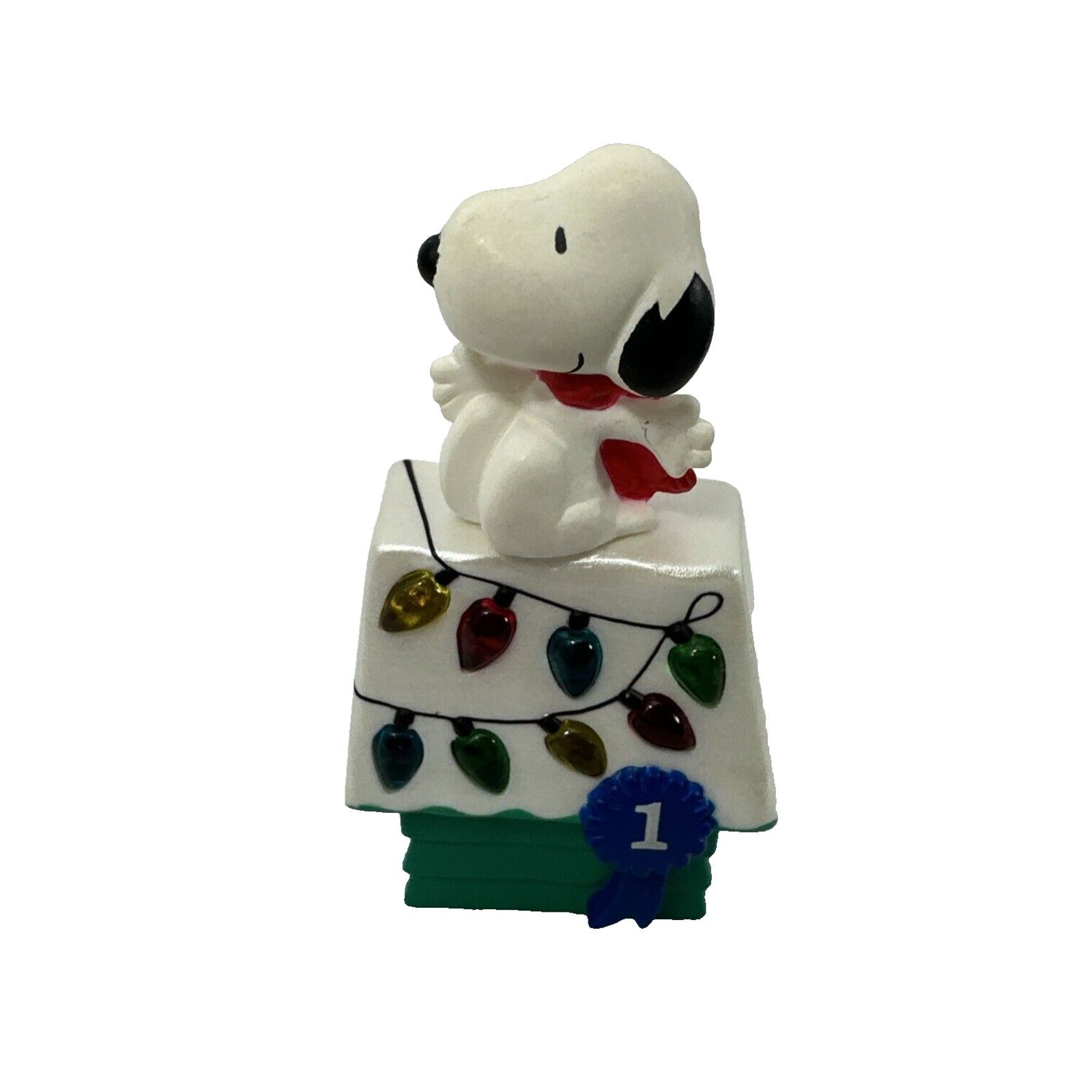 Peanuts 1966 Peanuts SNOOPY 1st Place Christmas House Brooch Pin Size ONE SIZE - 1 Thumbnail