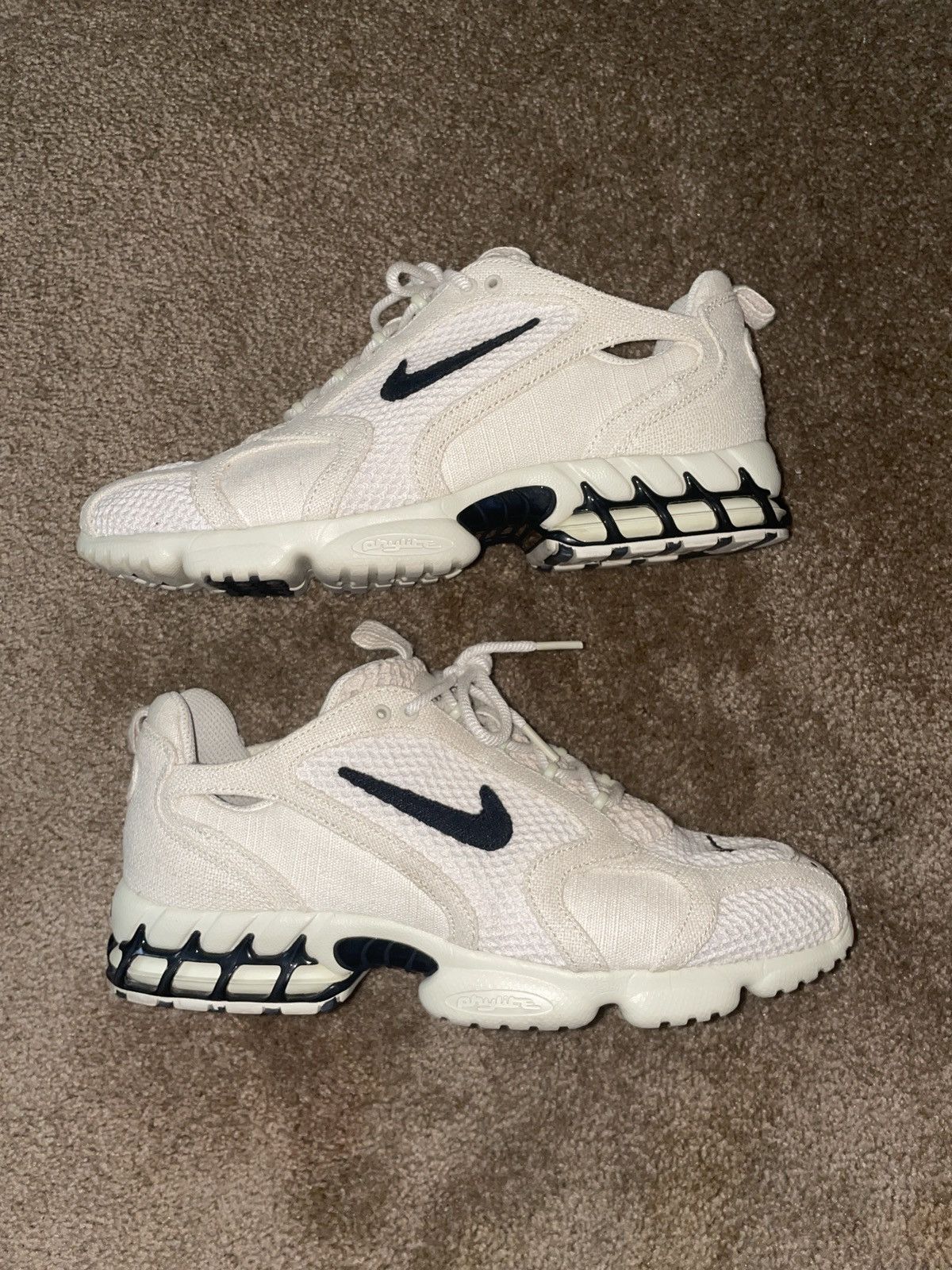 nike air kukini spiridon cage 2 stussy white