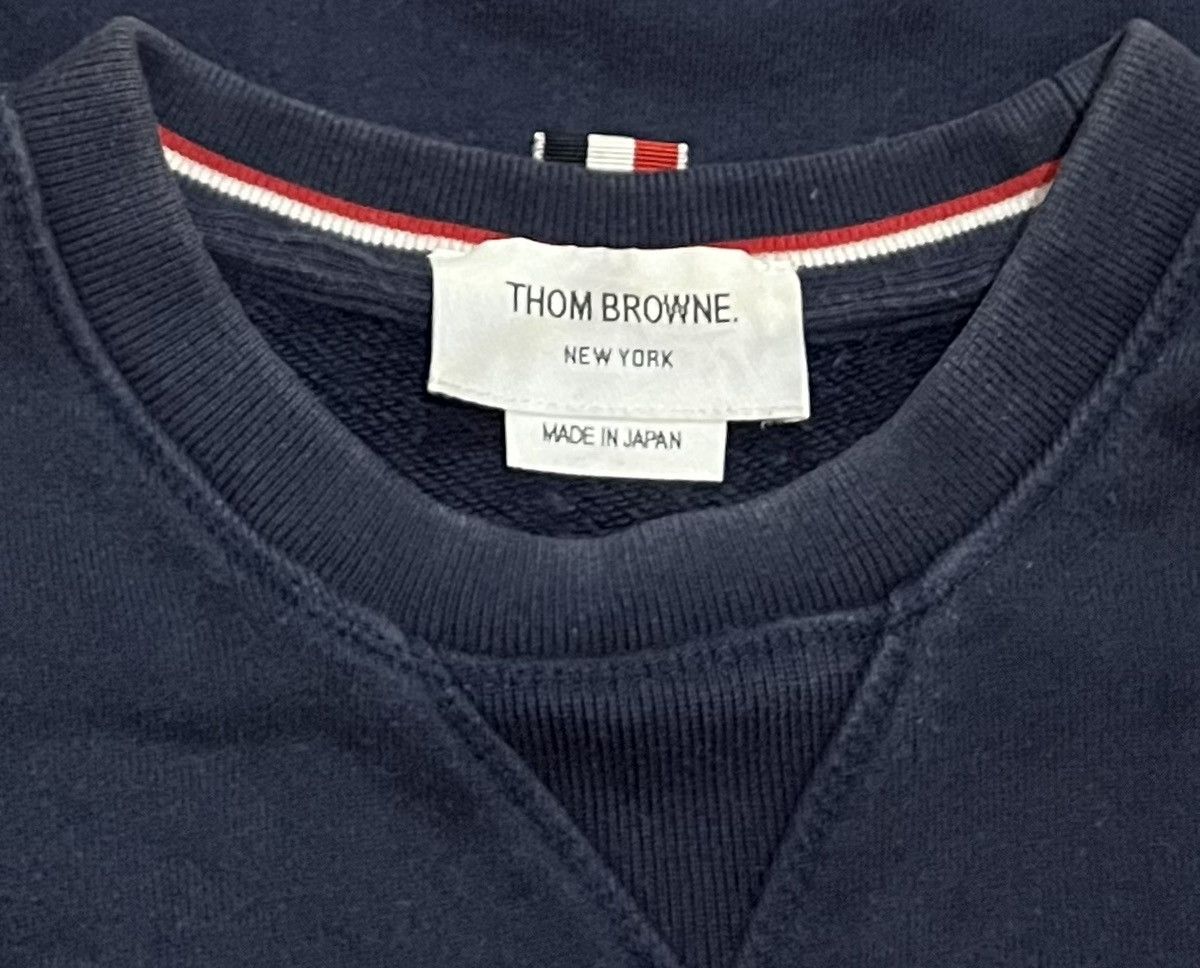 Thom Browne Thom browne 4 bars navy sweatshirt Size US S / EU 44-46 / 1 - 5 Thumbnail