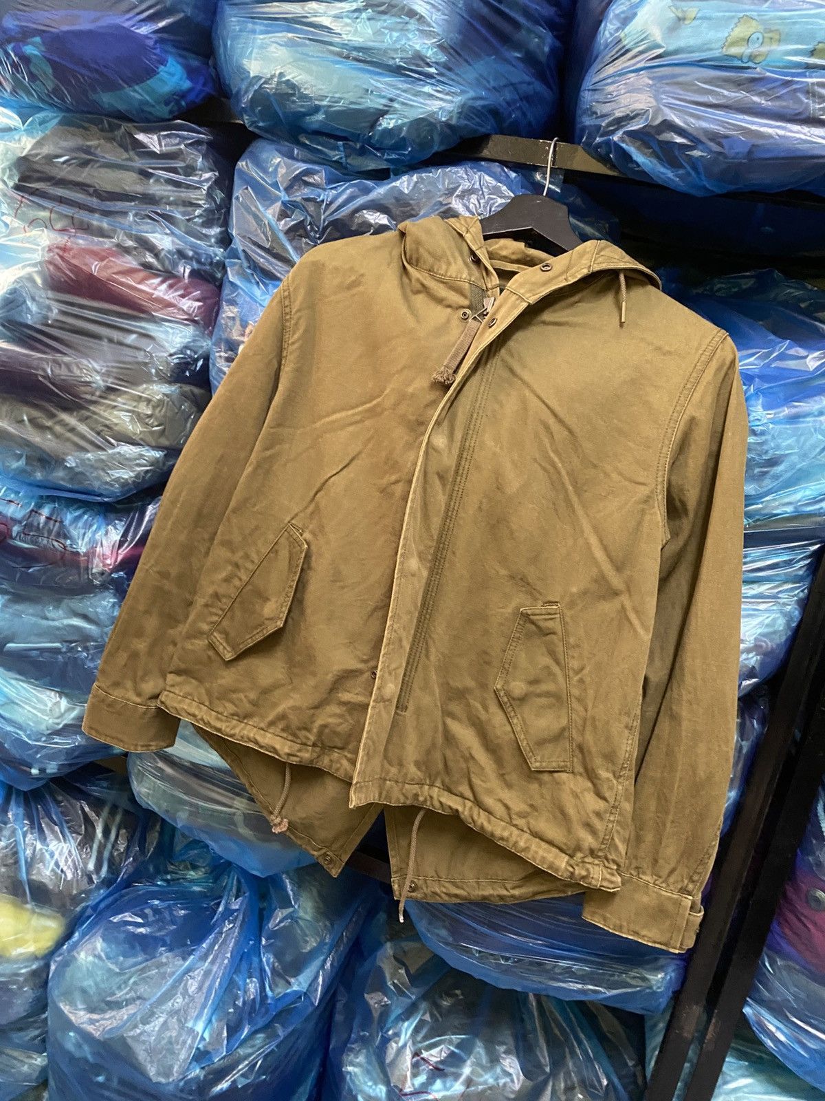 Vintage Allumer Military-Style M-51 Fishtail Parka Jacket Size S / US 4 / IT 40 - 2 Thumbnail