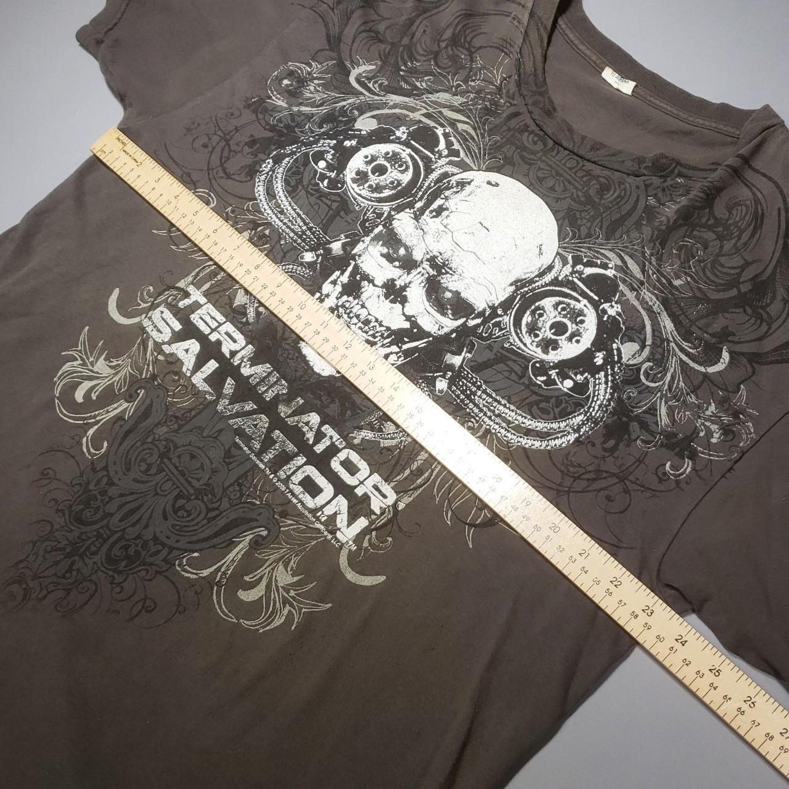 Vintage Terminator Salvation Shirt 2000s Movie Promo T Grunge Skull Size US L / EU 52-54 / 3 - 6 Thumbnail