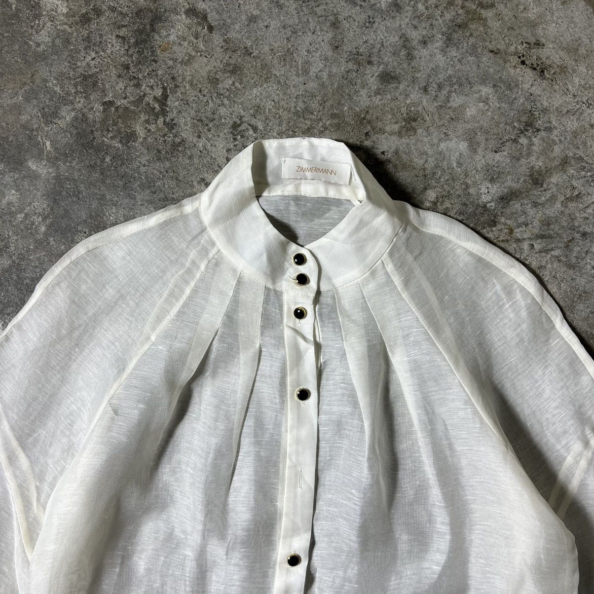 Zimmermann Zimmermann - Fall/24 - "In Illustration" Waterfall Blouse Size M / US 6-8 / IT 42-44 - 8 Thumbnail