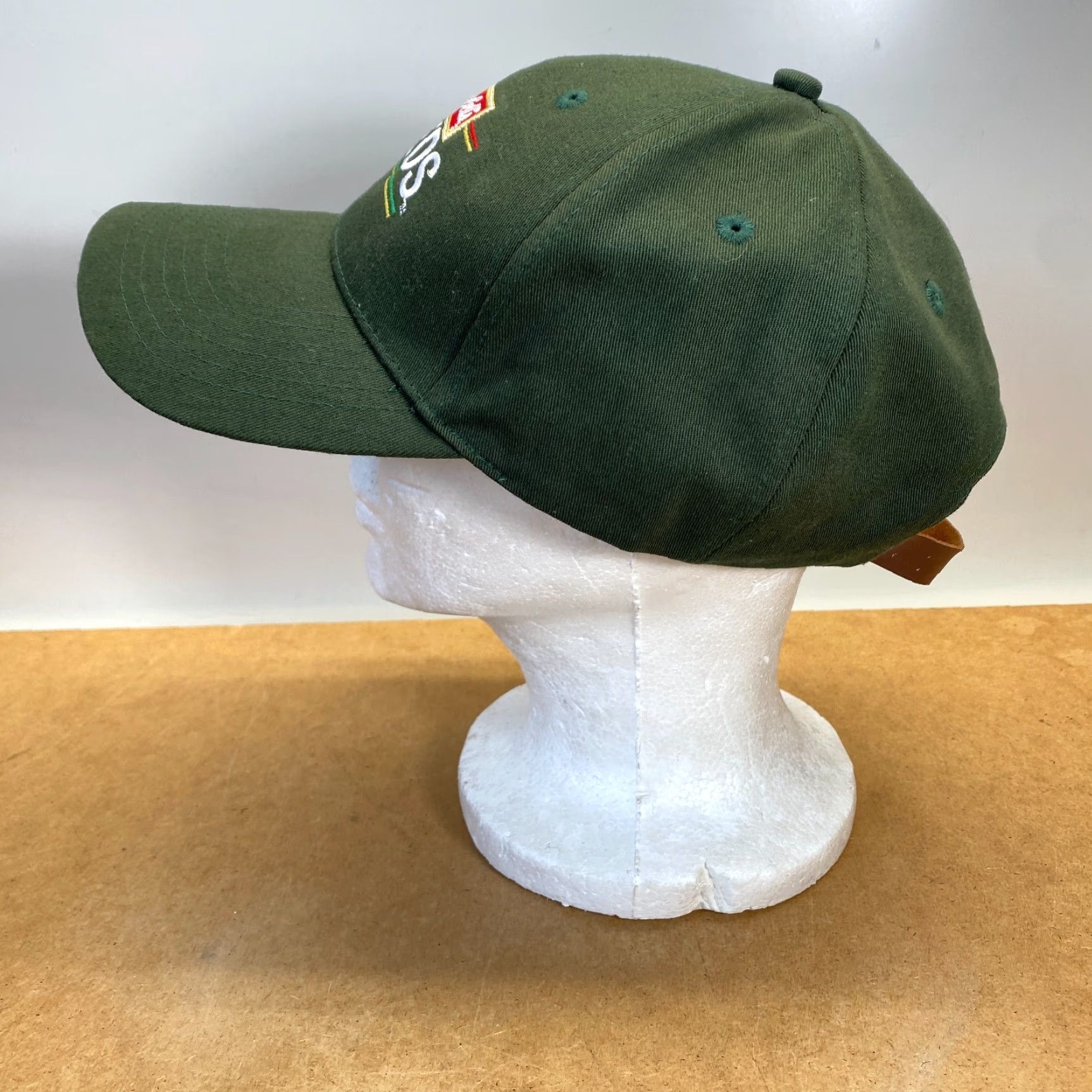 Vintage VINTAGE Campbell’s Seeds Brand Leather Strapback Dad Hat Green Legend FAST Size ONE SIZE - 6 Thumbnail